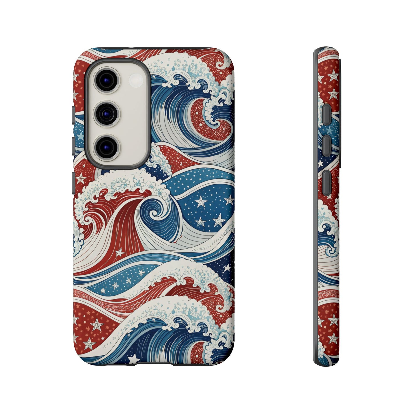 Patriotic Waves Samsung Tough Case Phone Case