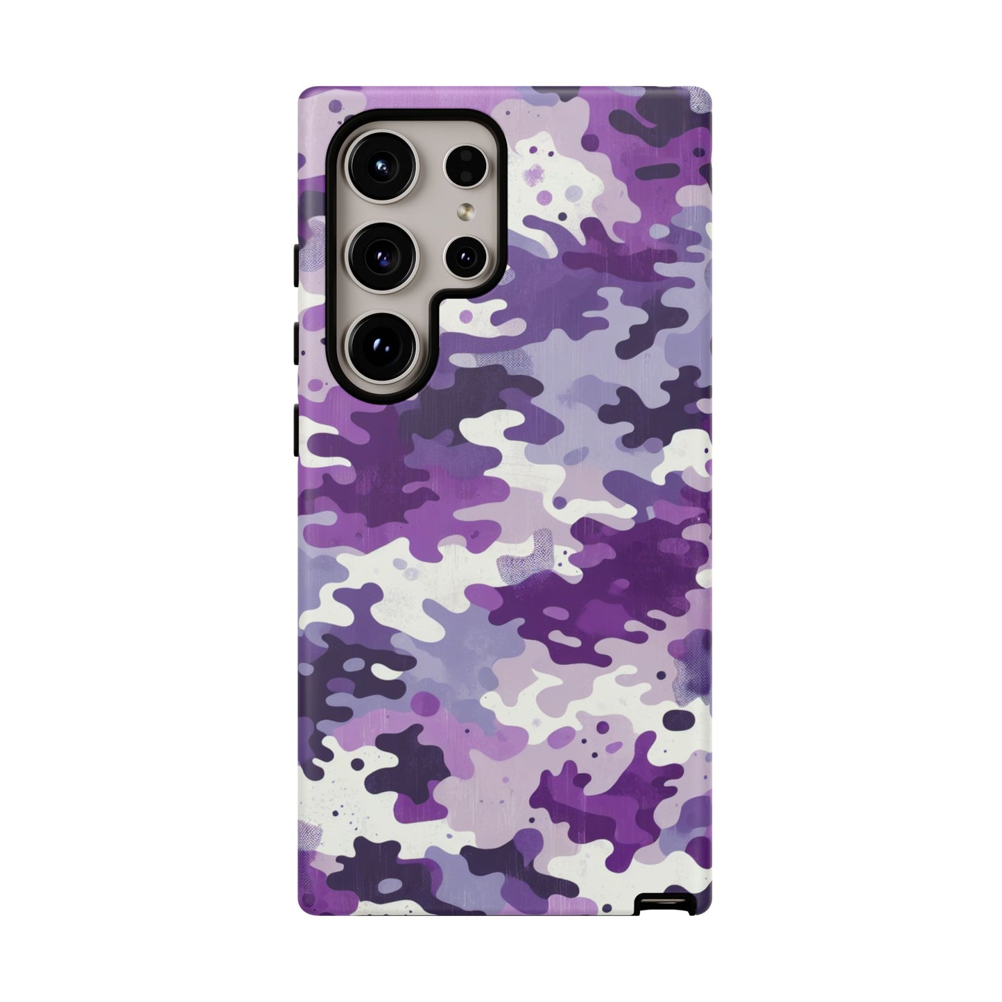 Purple Camouflage Samsung Phone Case