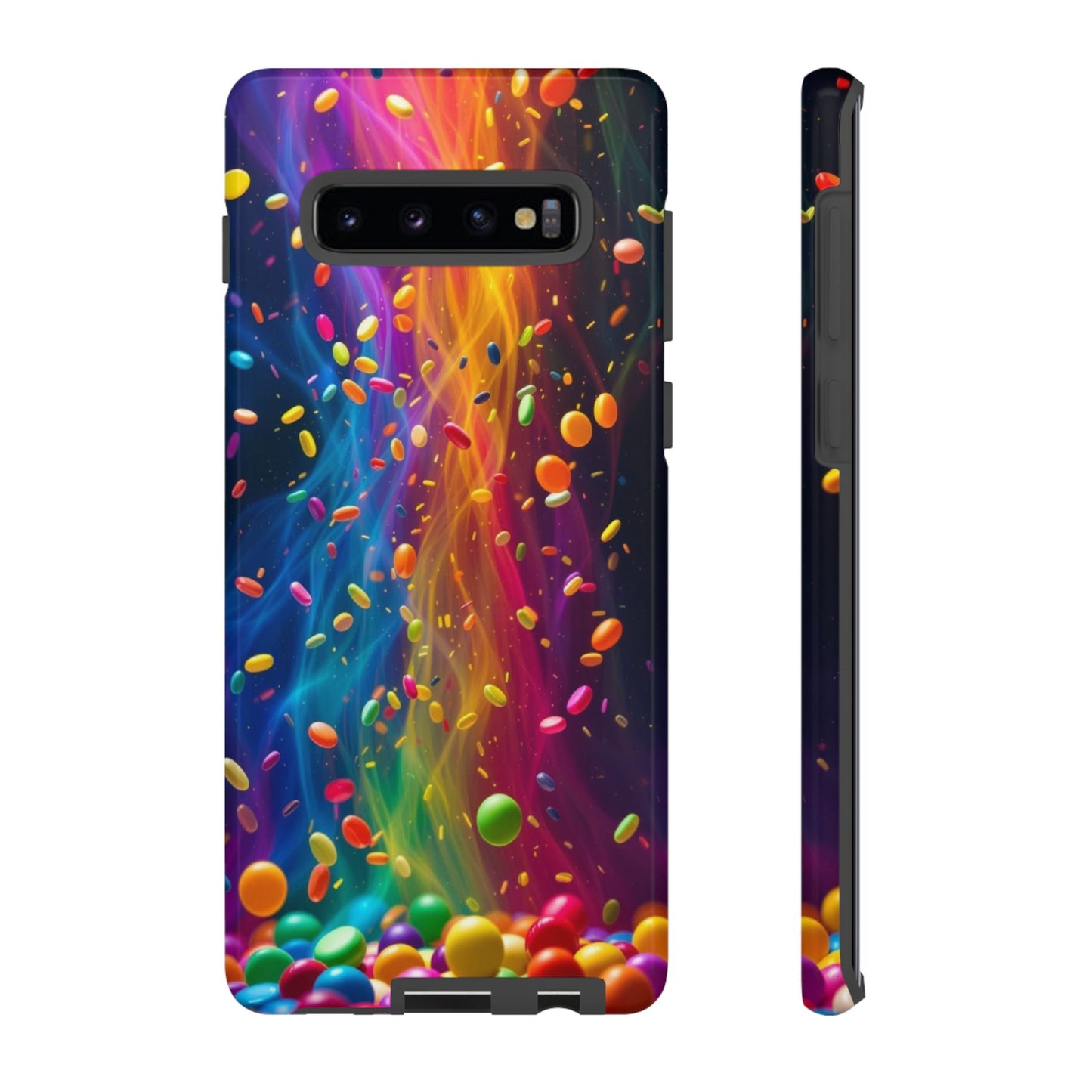 Rainbow Candy Rain Tough Phone Case