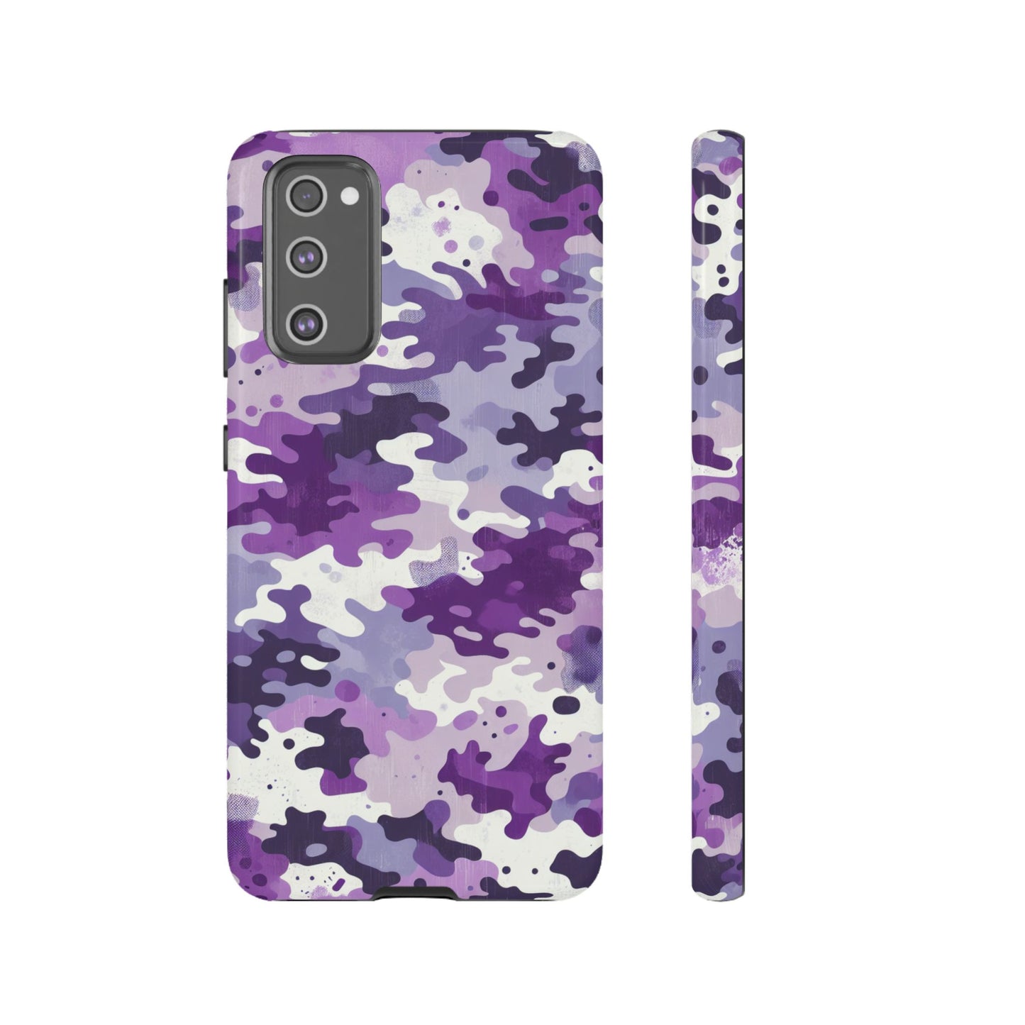 Purple Camouflage Samsung Phone Case