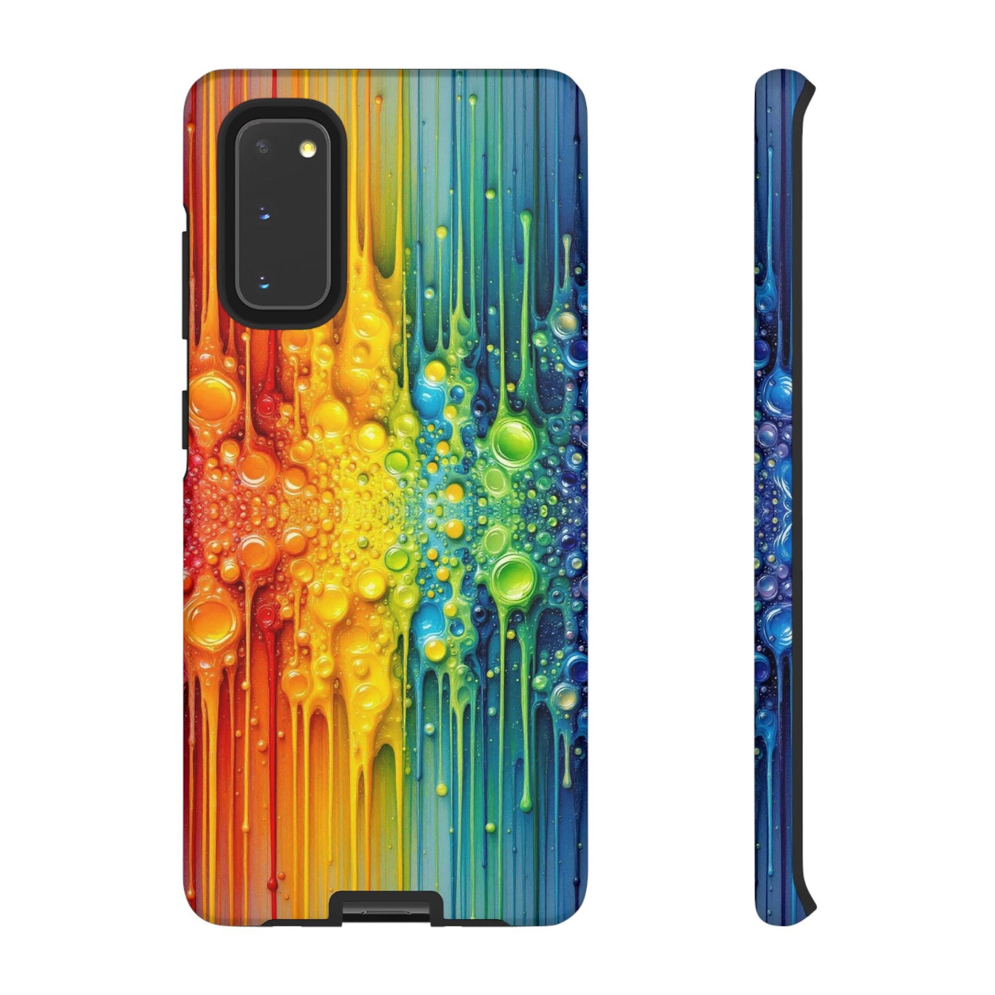 Rainbow Paint Splash Samsung Tough Case