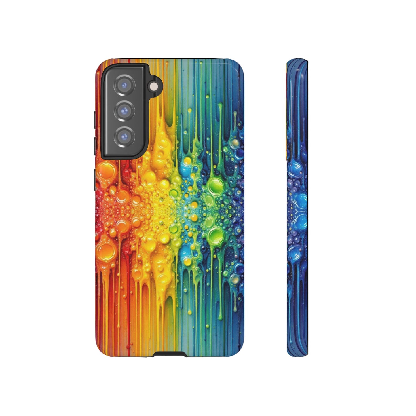 Rainbow Paint Splash Samsung Tough Case