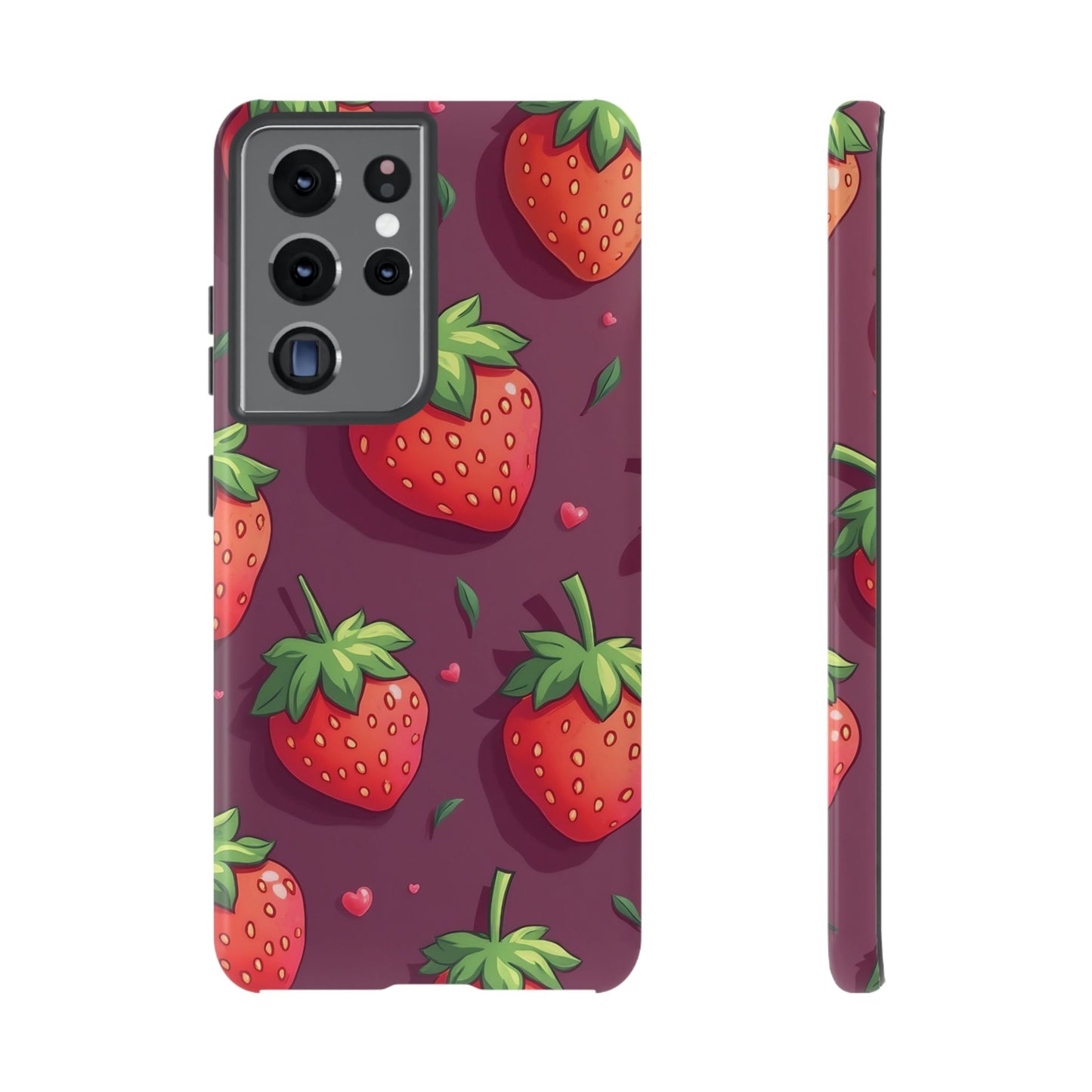 Strawberry Design Samsung Tough Phone Case