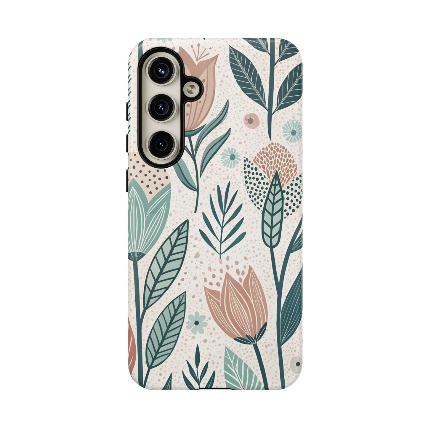 Swedish Inspired Floral Design Samsung Phone Case