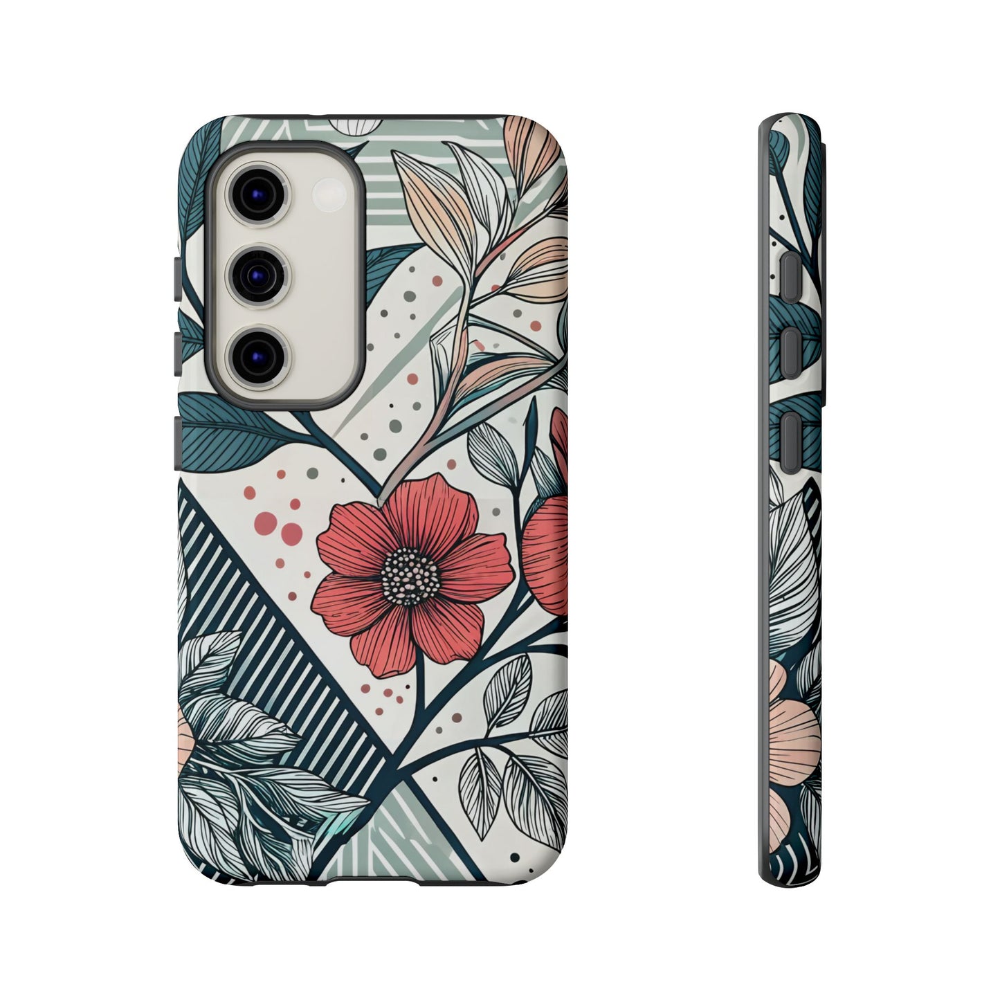 Geometric Flower Samsung Case