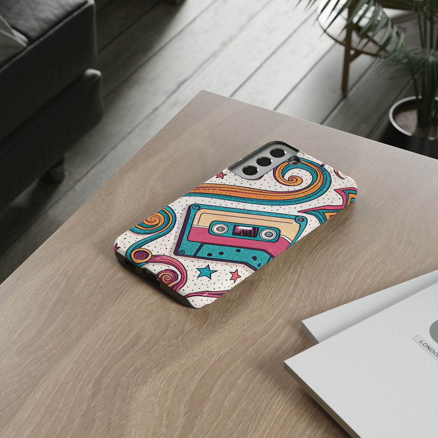 Retro Cassette Samsung Tough Phone Case