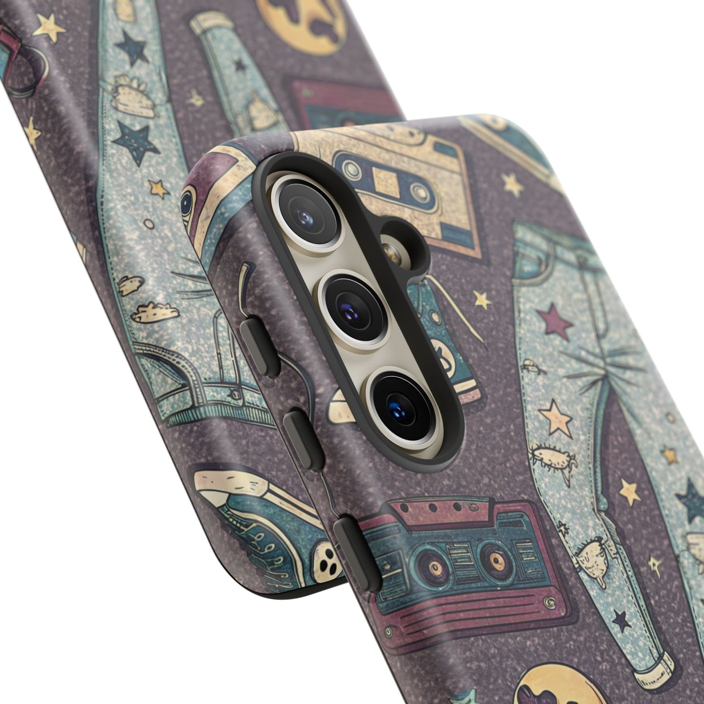 90s Cassette Collage Samsung Tough Phone Case