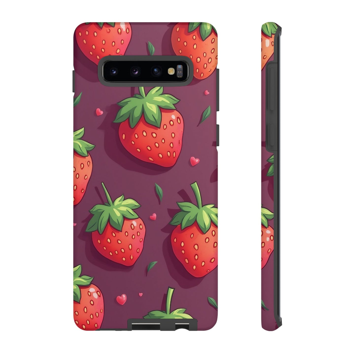 Strawberry Design Samsung Tough Phone Case
