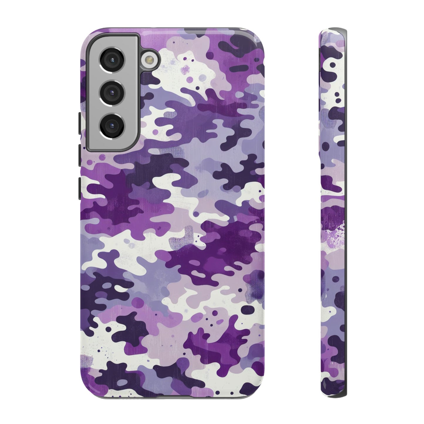 Purple Camouflage Samsung Phone Case
