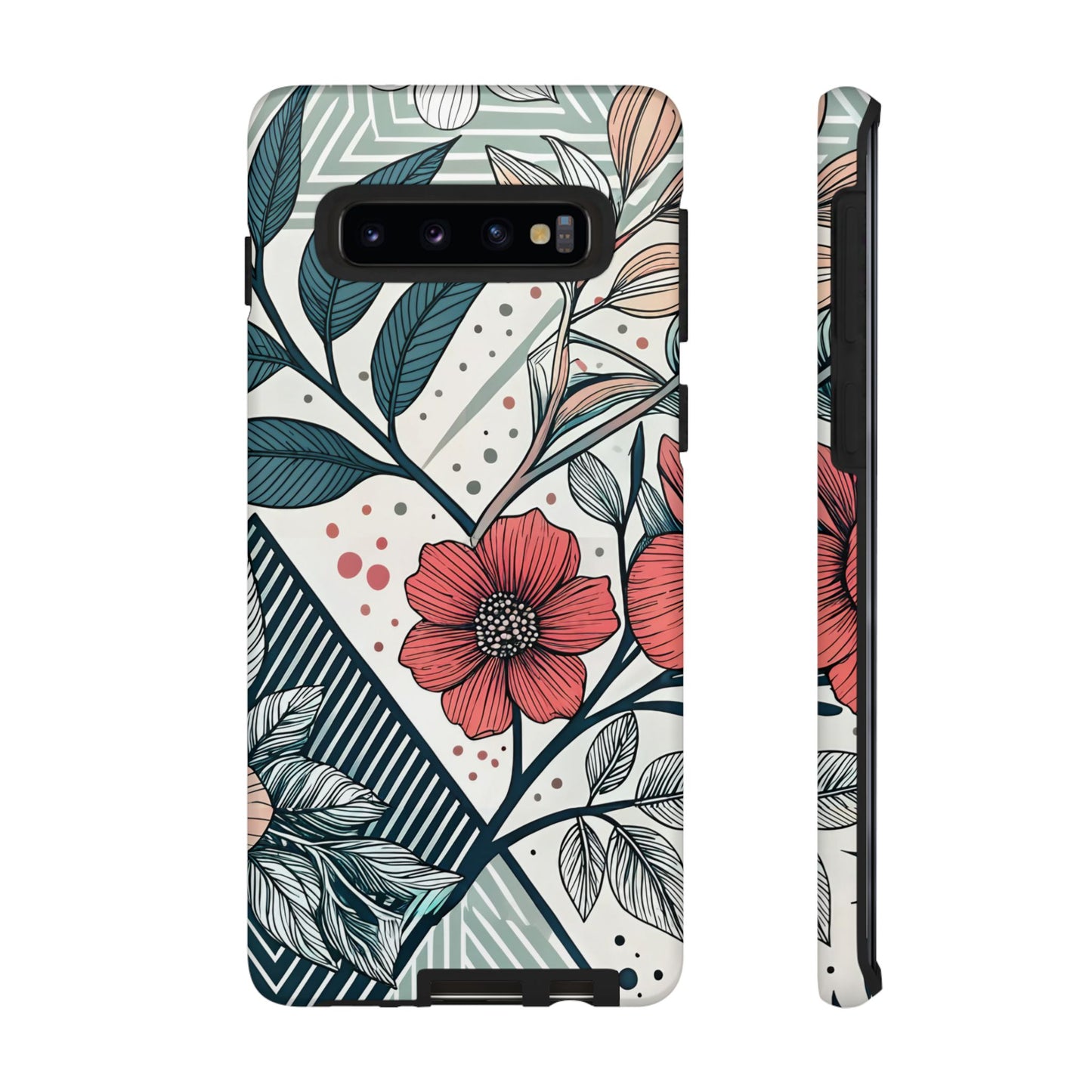 Geometric Flower Samsung Case