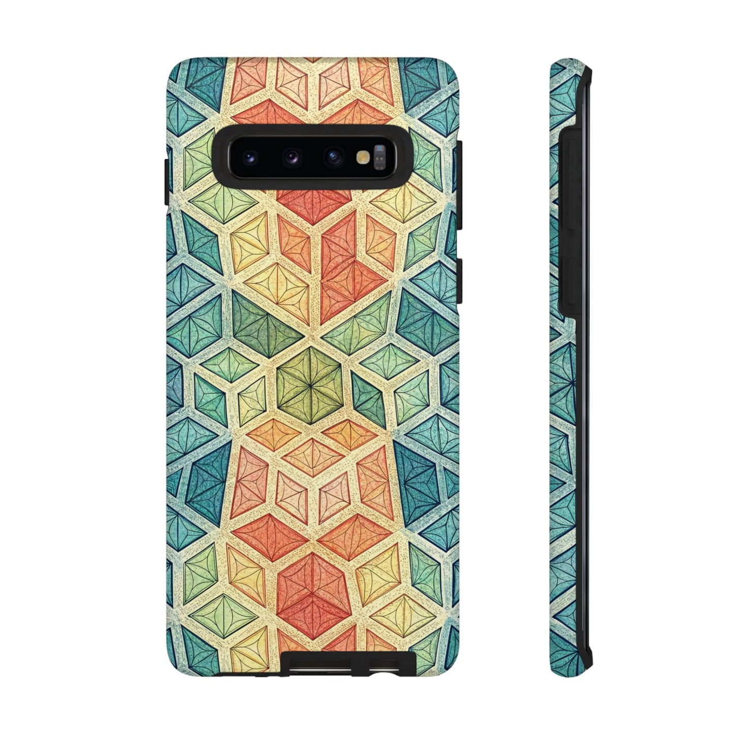 Colorful Fractal Samsung Tough Cases