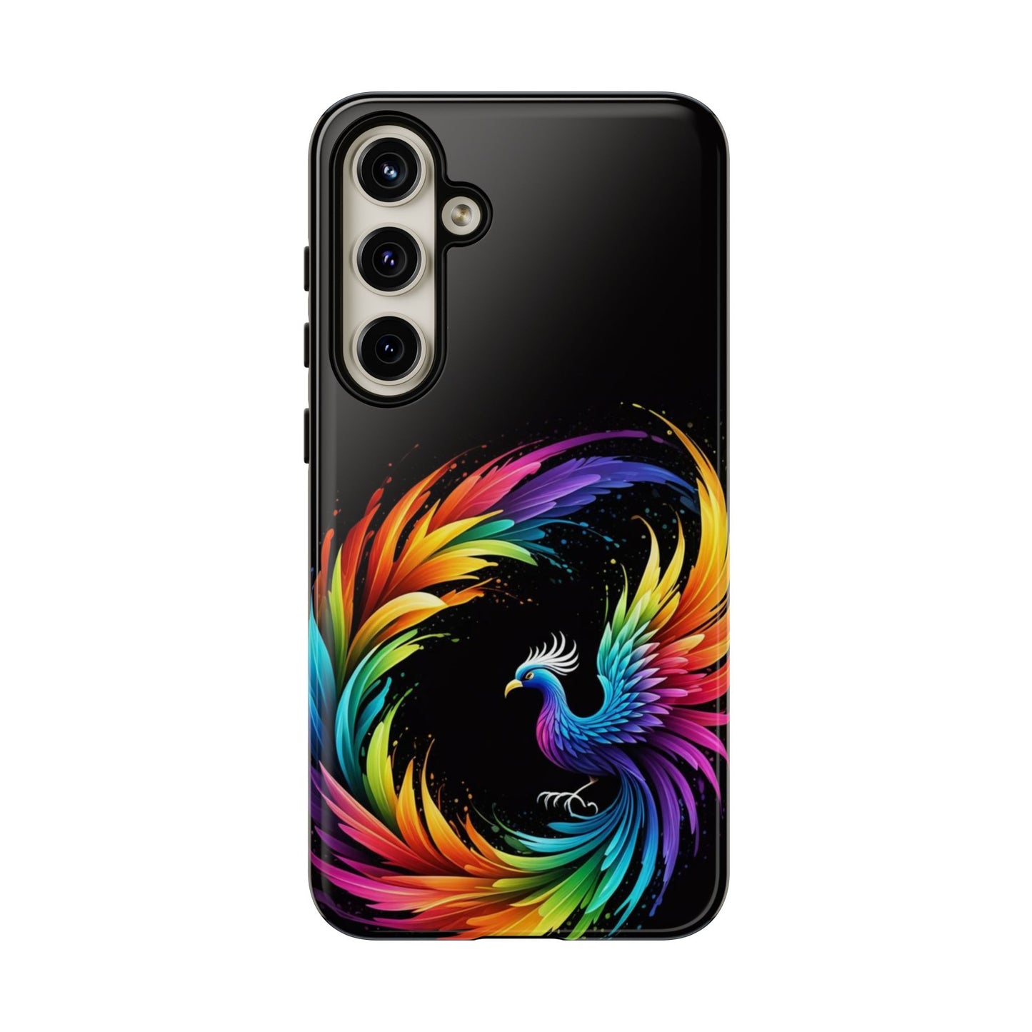 Rainbow Phoenix Design Samsung Phone Case