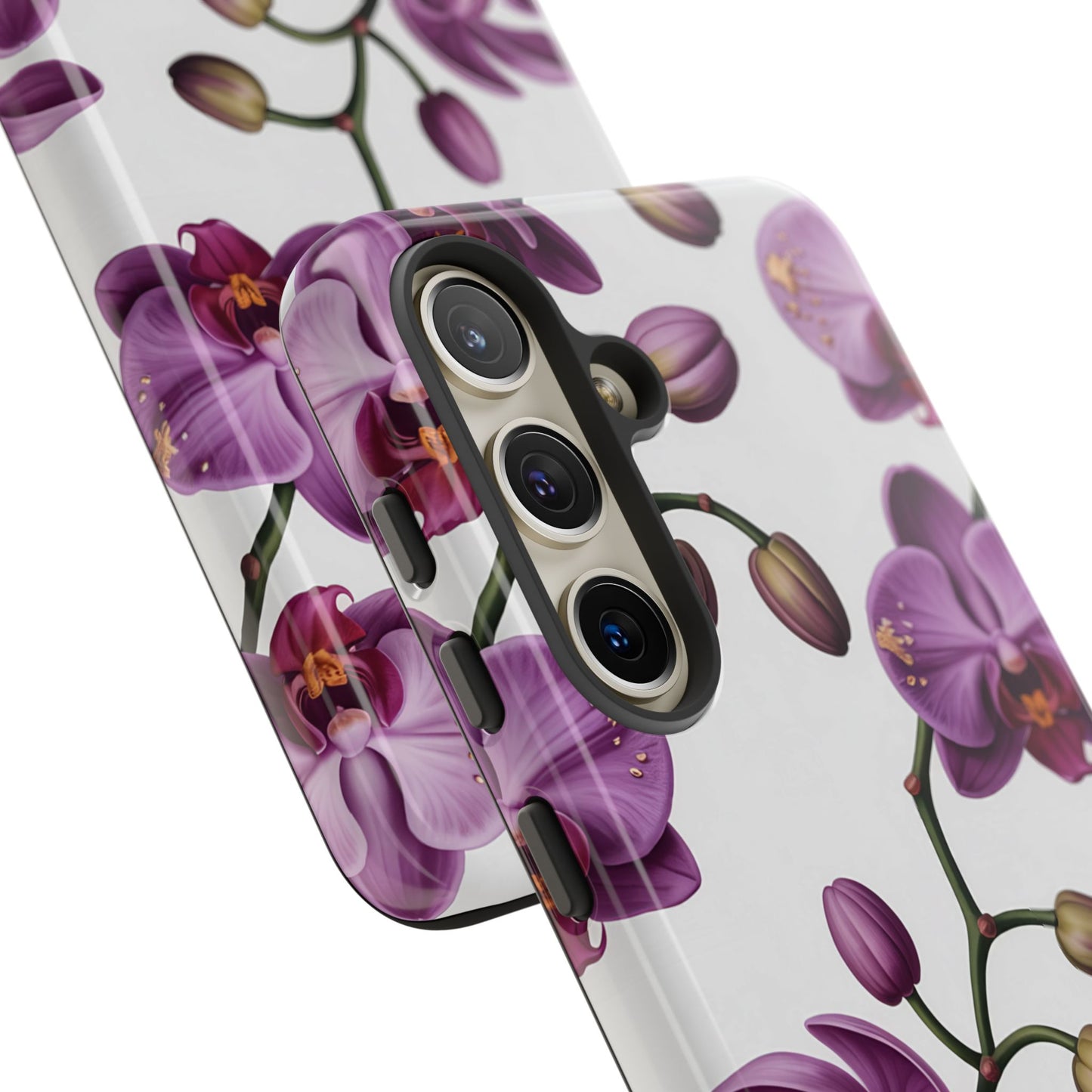 Purple Orchid Design Samsung Tough Case