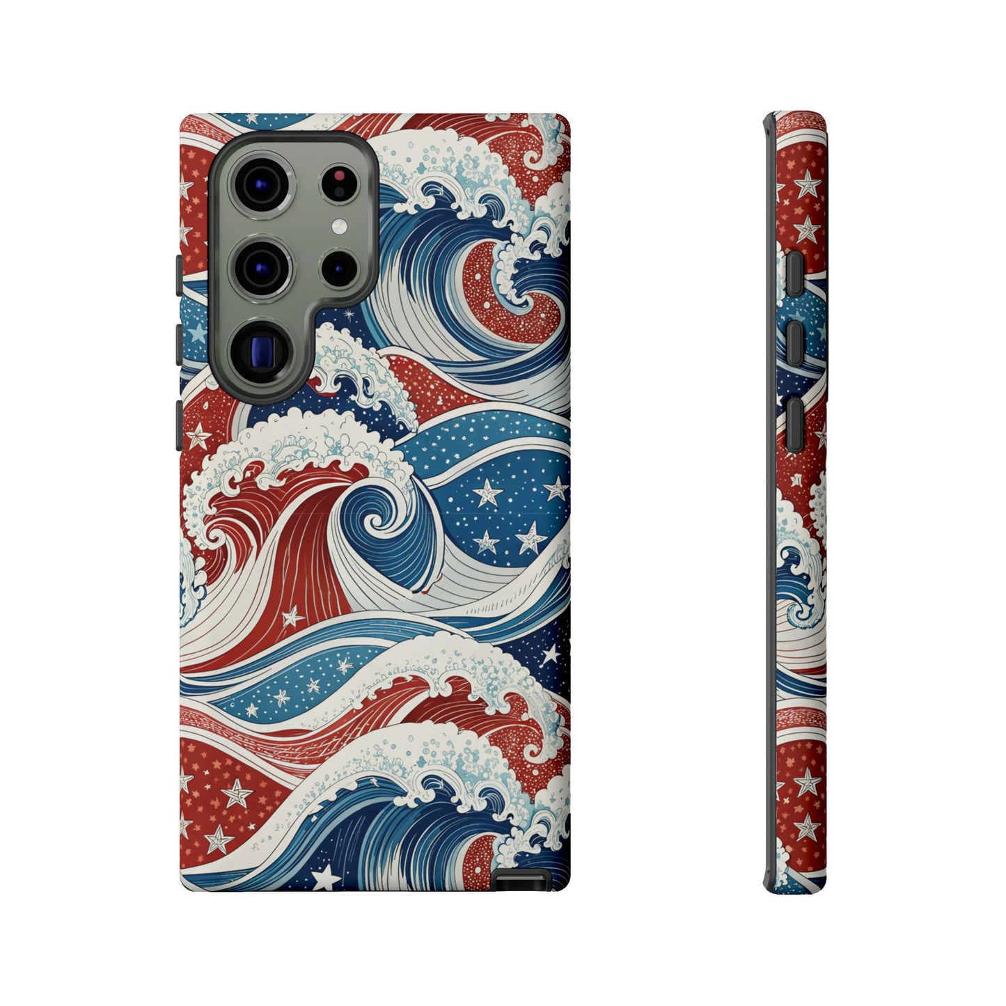Patriotic Waves Samsung Tough Case Phone Case