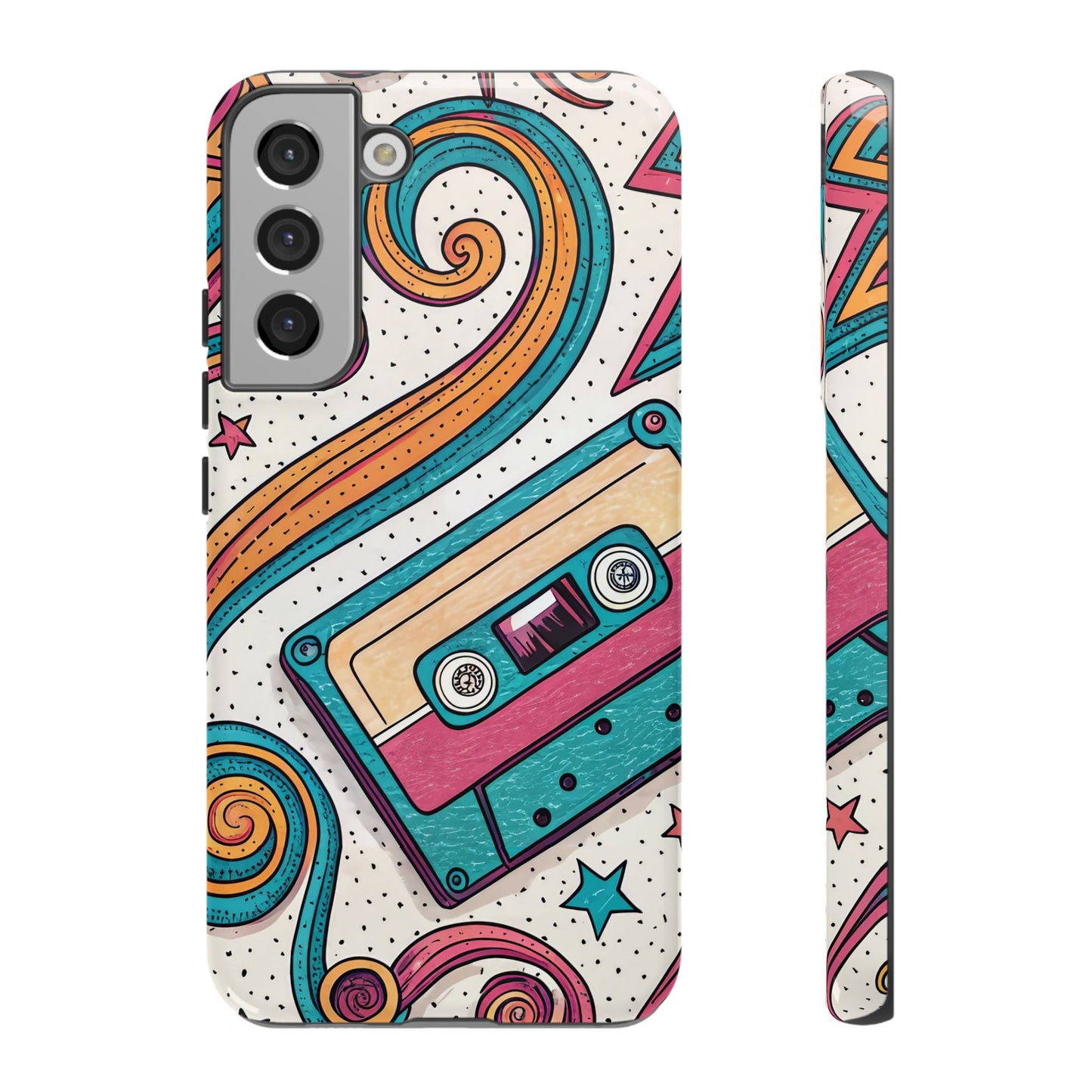 Retro Cassette Samsung Tough Phone Case
