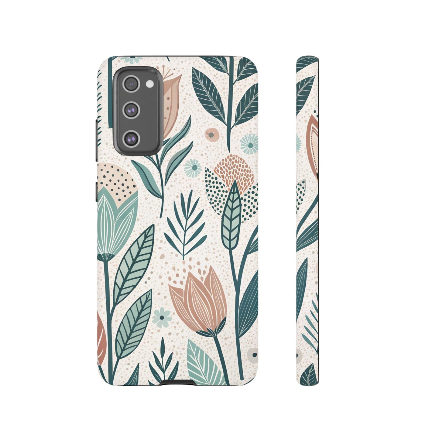 Swedish Inspired Floral Design Samsung Phone Case
