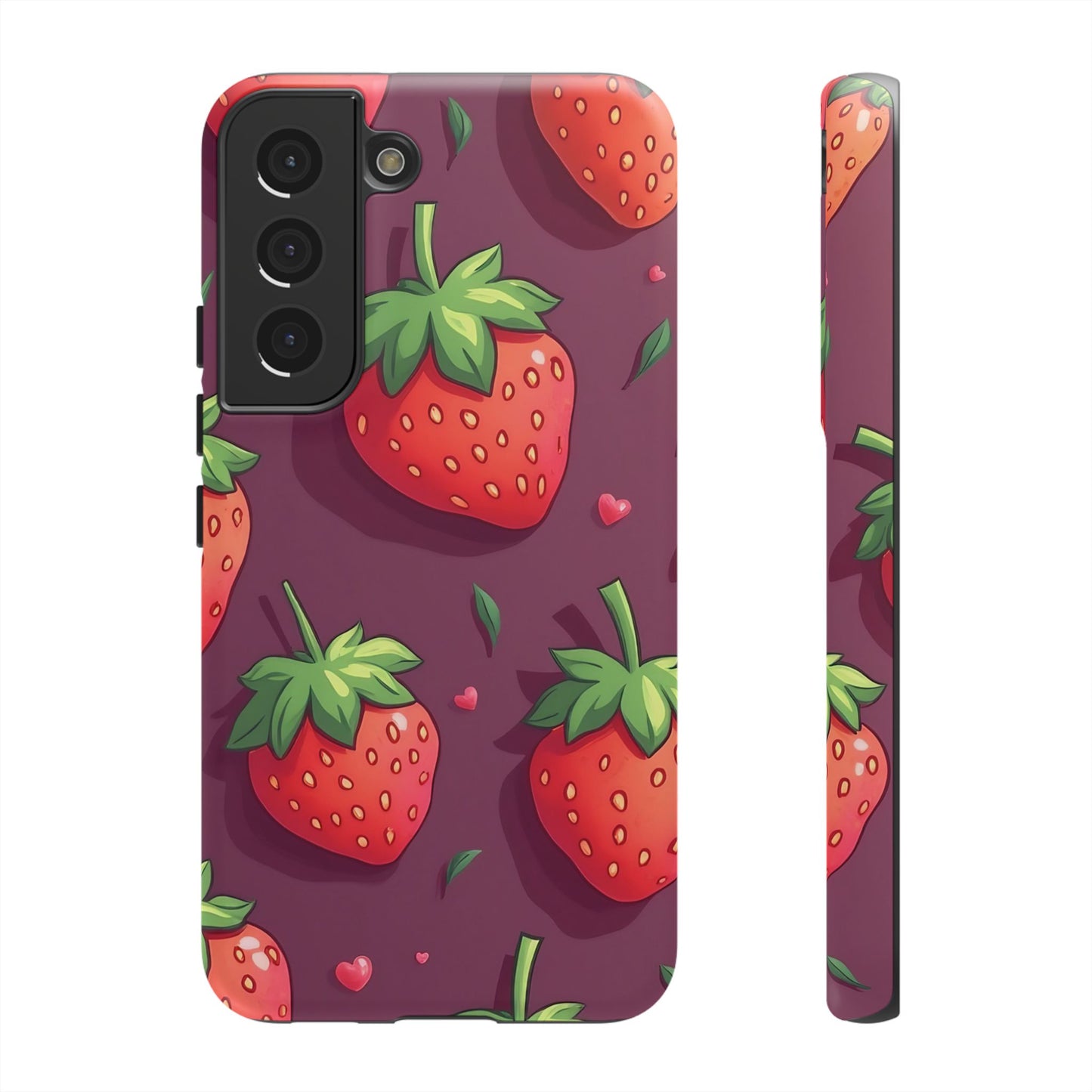 Strawberry Design Samsung Tough Phone Case