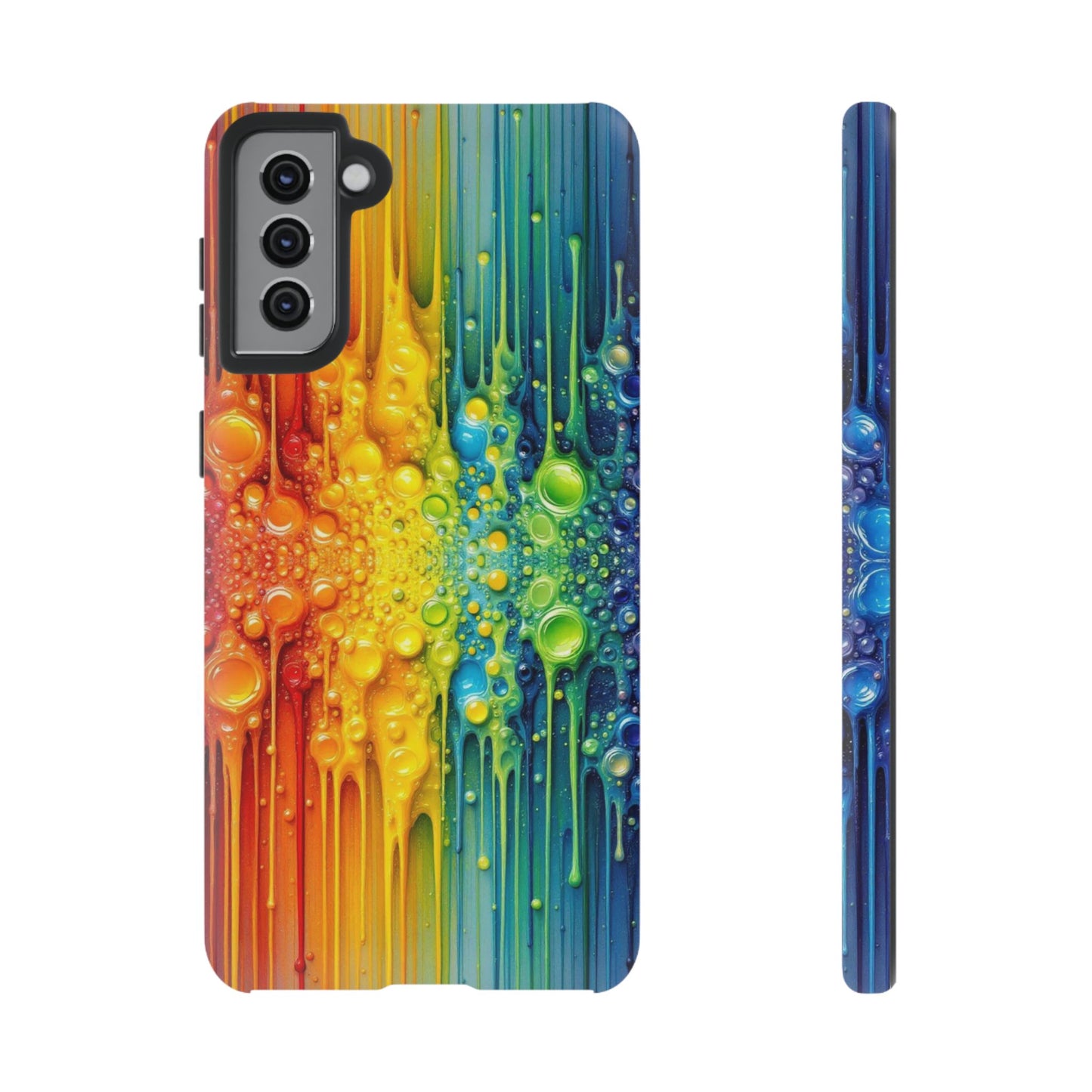 Rainbow Paint Splash Samsung Tough Case