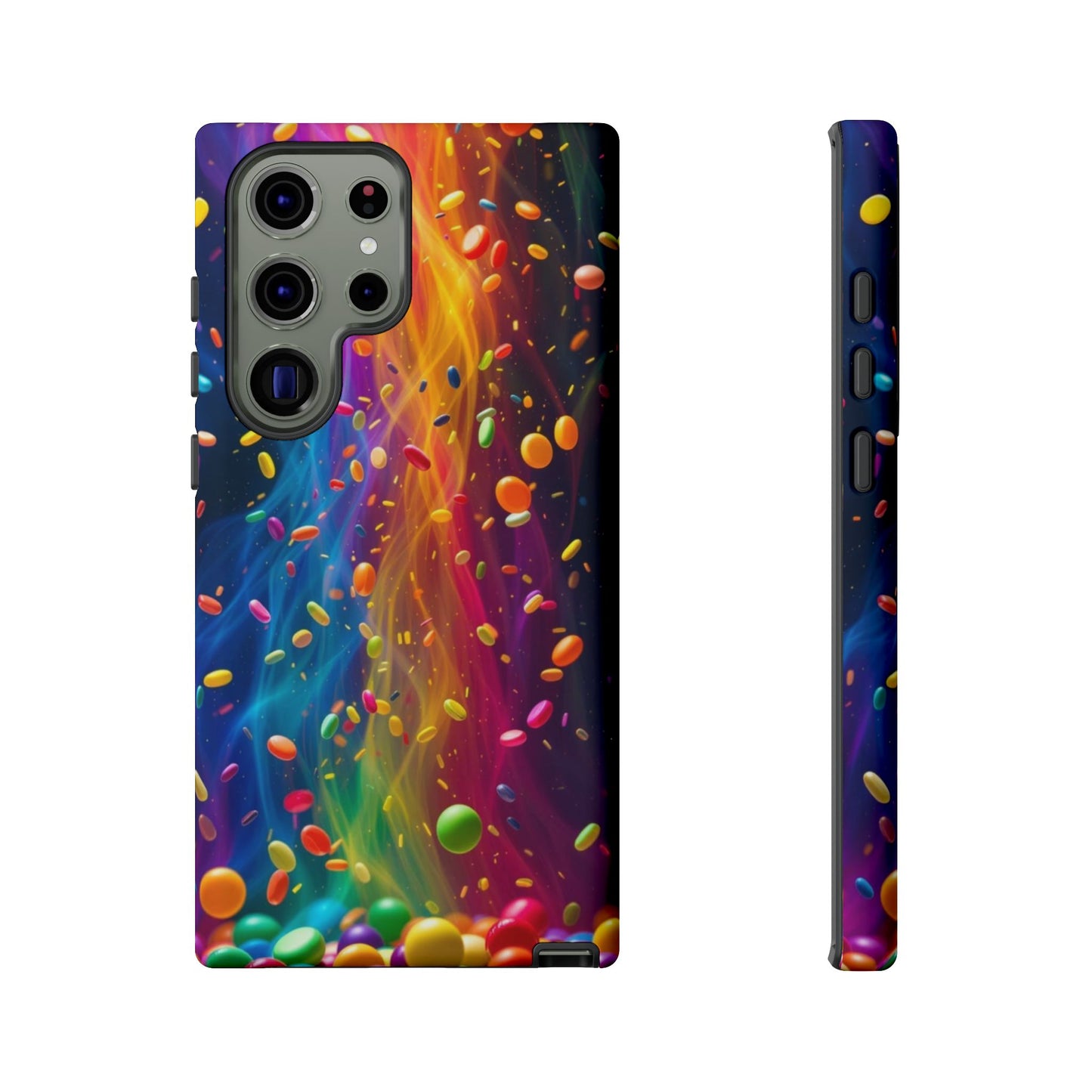 Rainbow Candy Rain Tough Phone Case