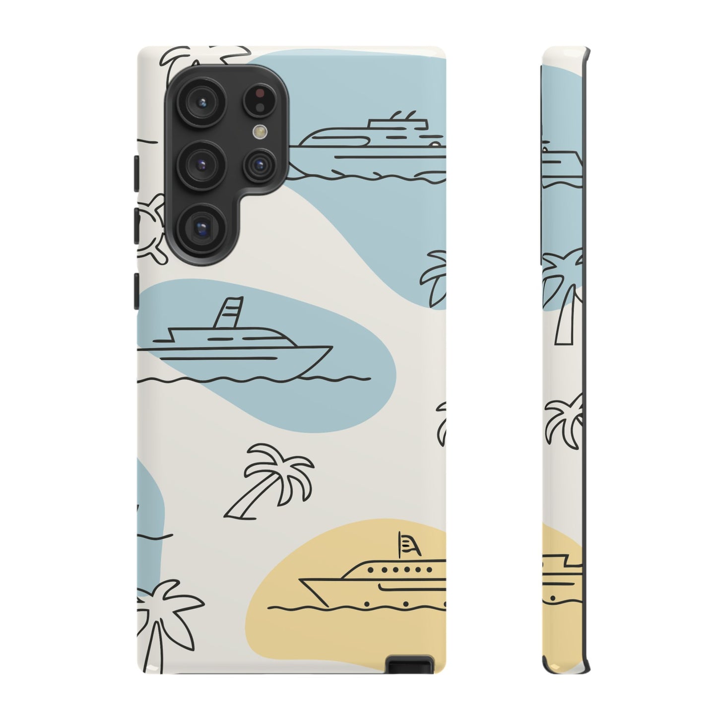 Retro Cruise Vacation Samsung Tough Phone Case