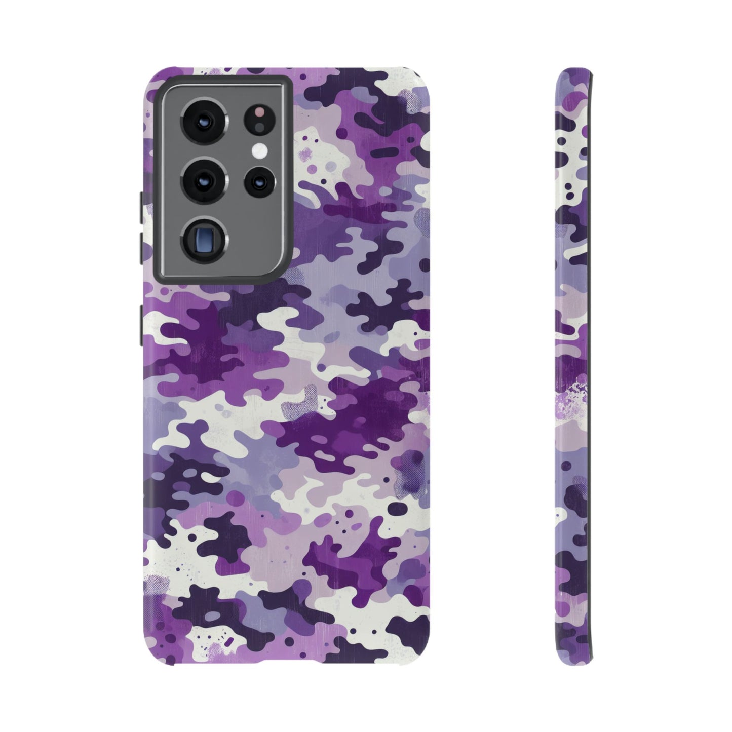Purple Camouflage Samsung Phone Case