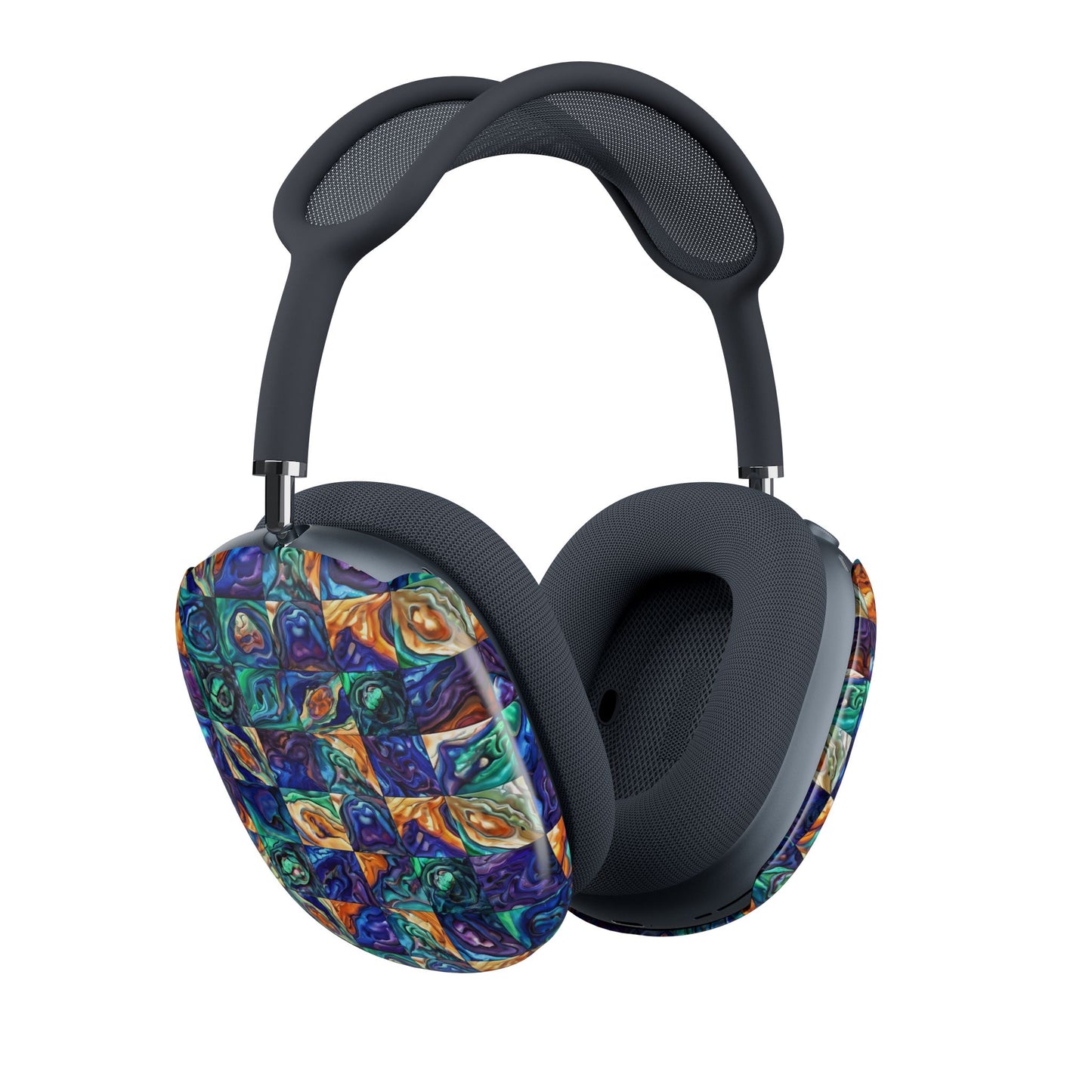 Abstract Purple & Blue Seascape AirPods Max Case