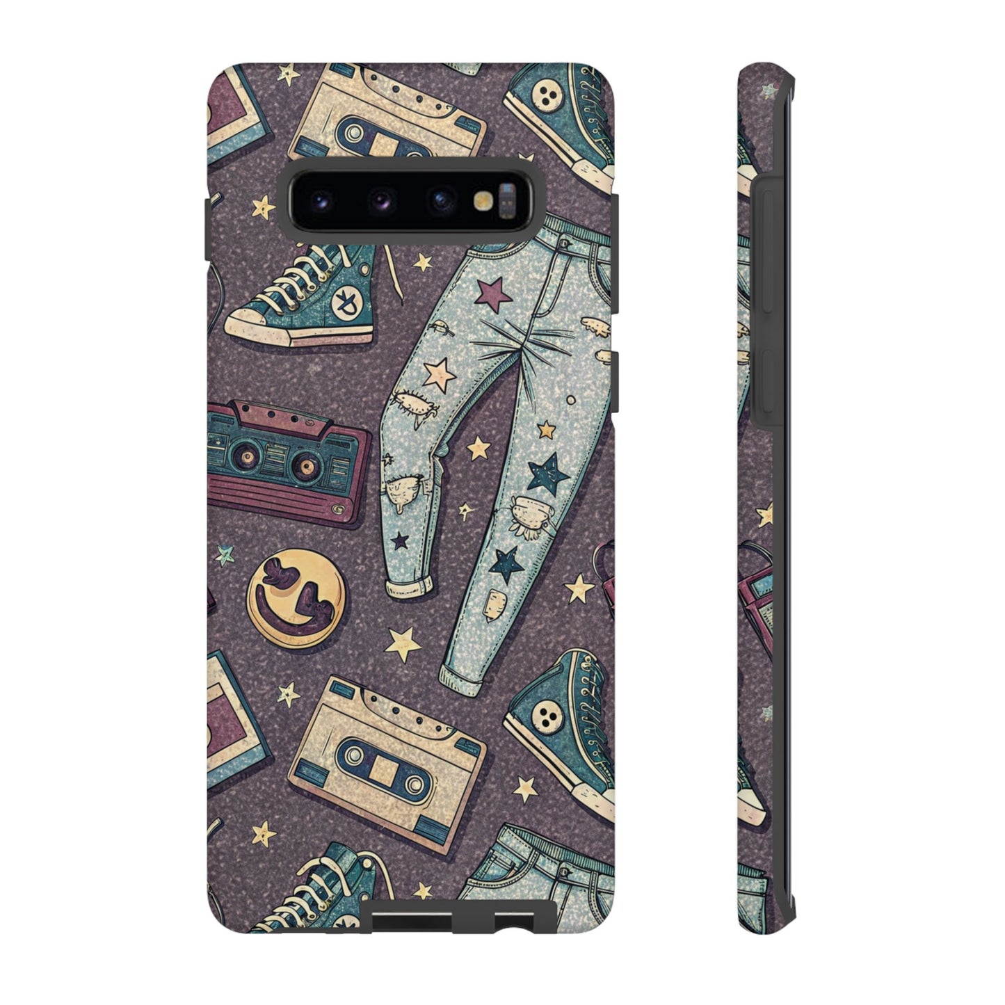 90s Cassette Collage Samsung Tough Phone Case