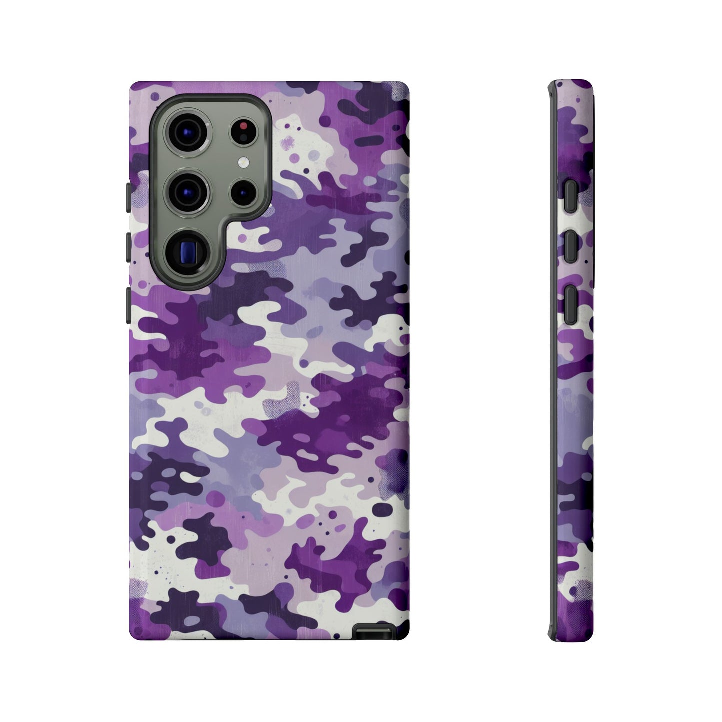 Purple Camouflage Samsung Phone Case