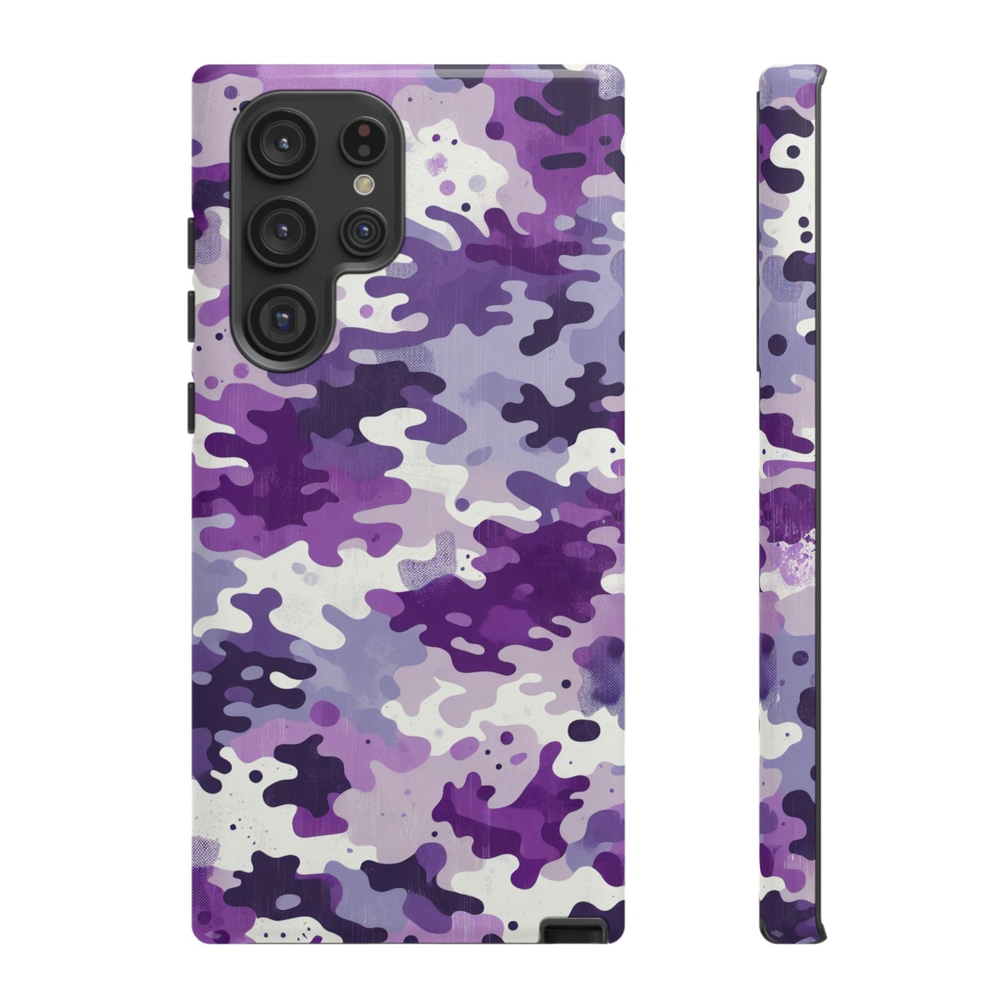 Purple Camouflage Samsung Phone Case