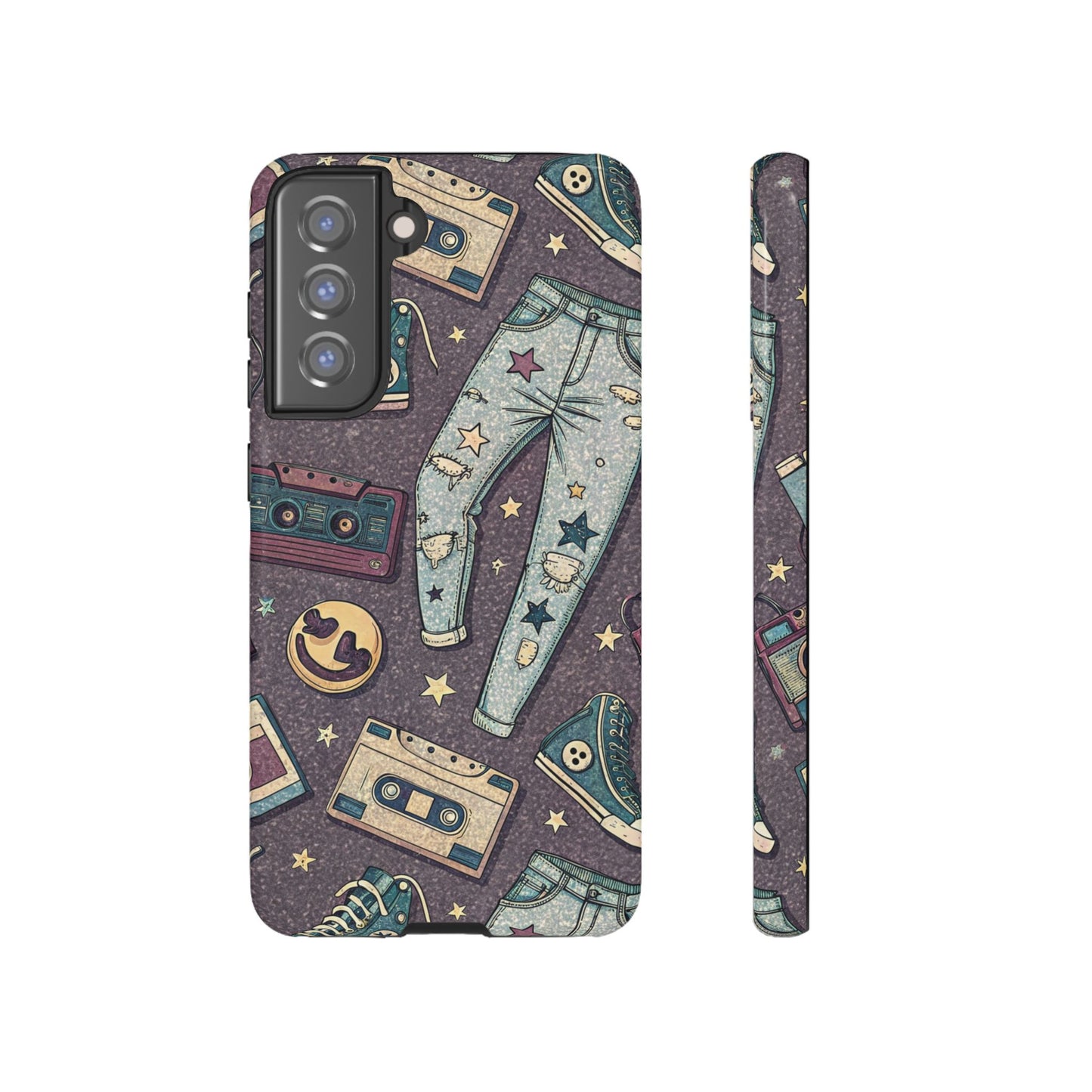 90s Cassette Collage Samsung Tough Phone Case
