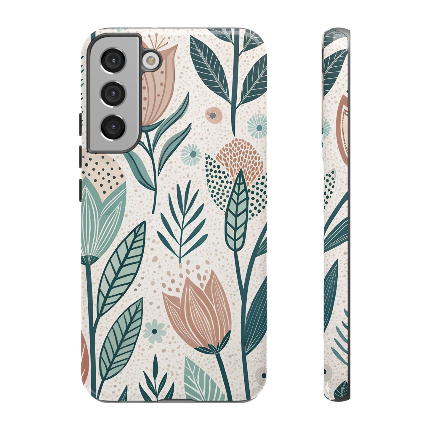 Swedish Inspired Floral Design Samsung Phone Case
