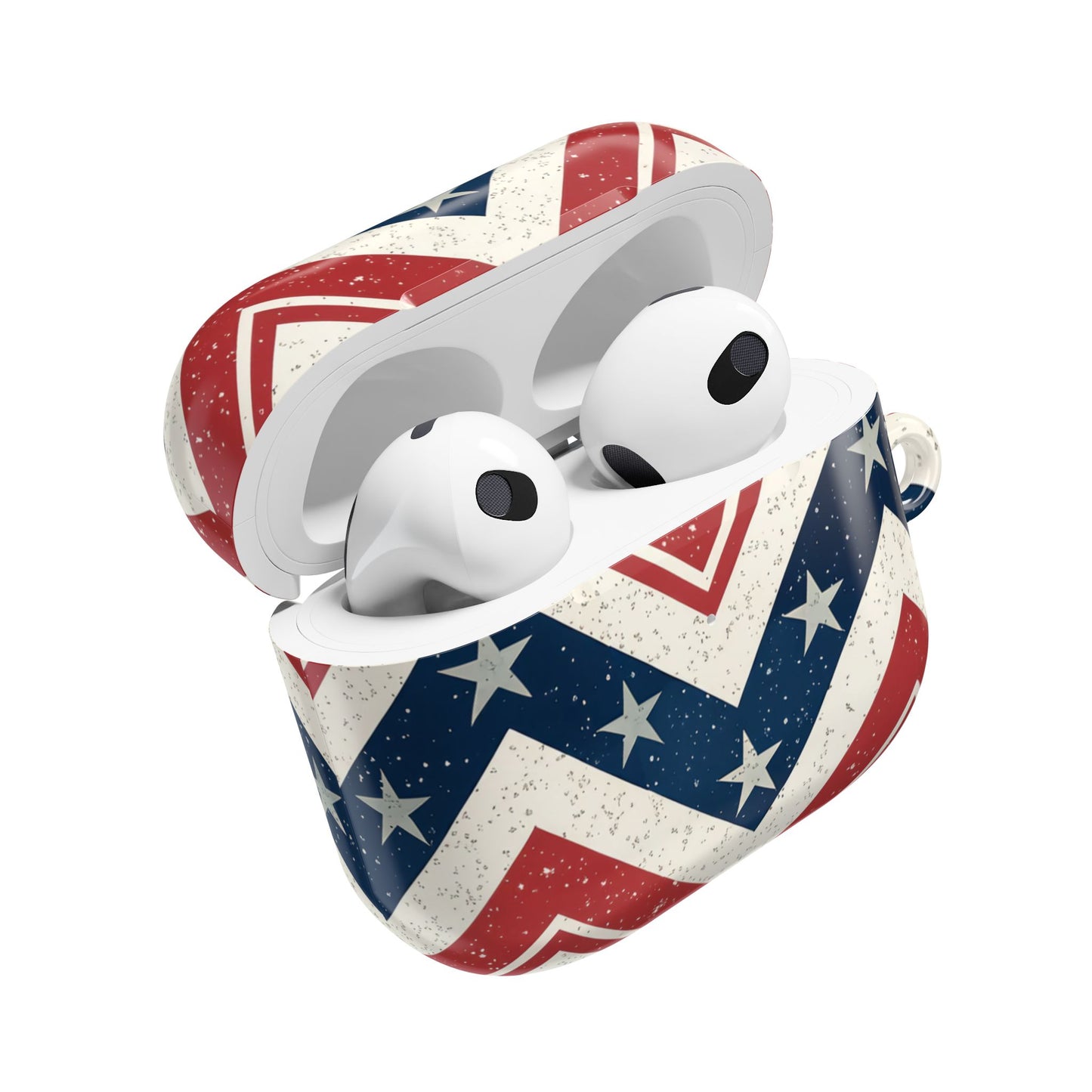 Red White and Blue AirPods Case