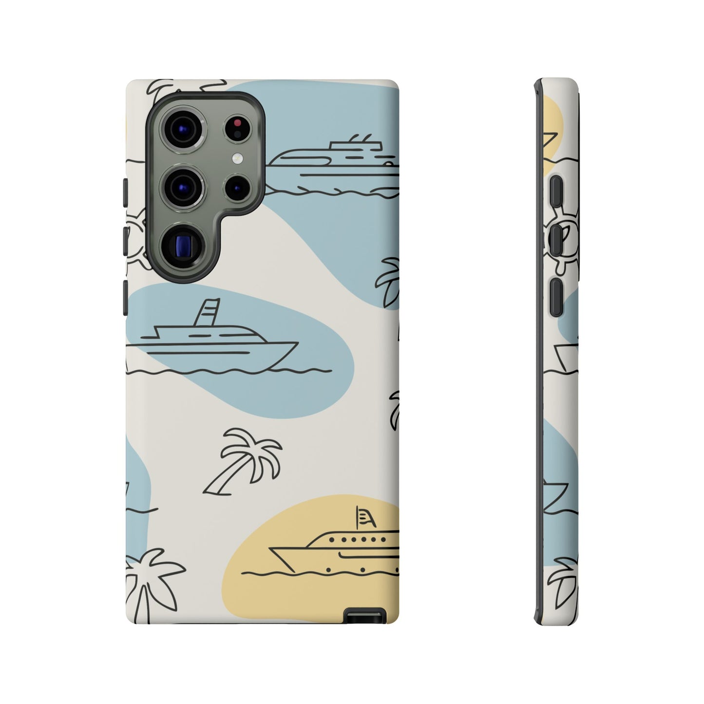 Retro Cruise Vacation Samsung Tough Phone Case