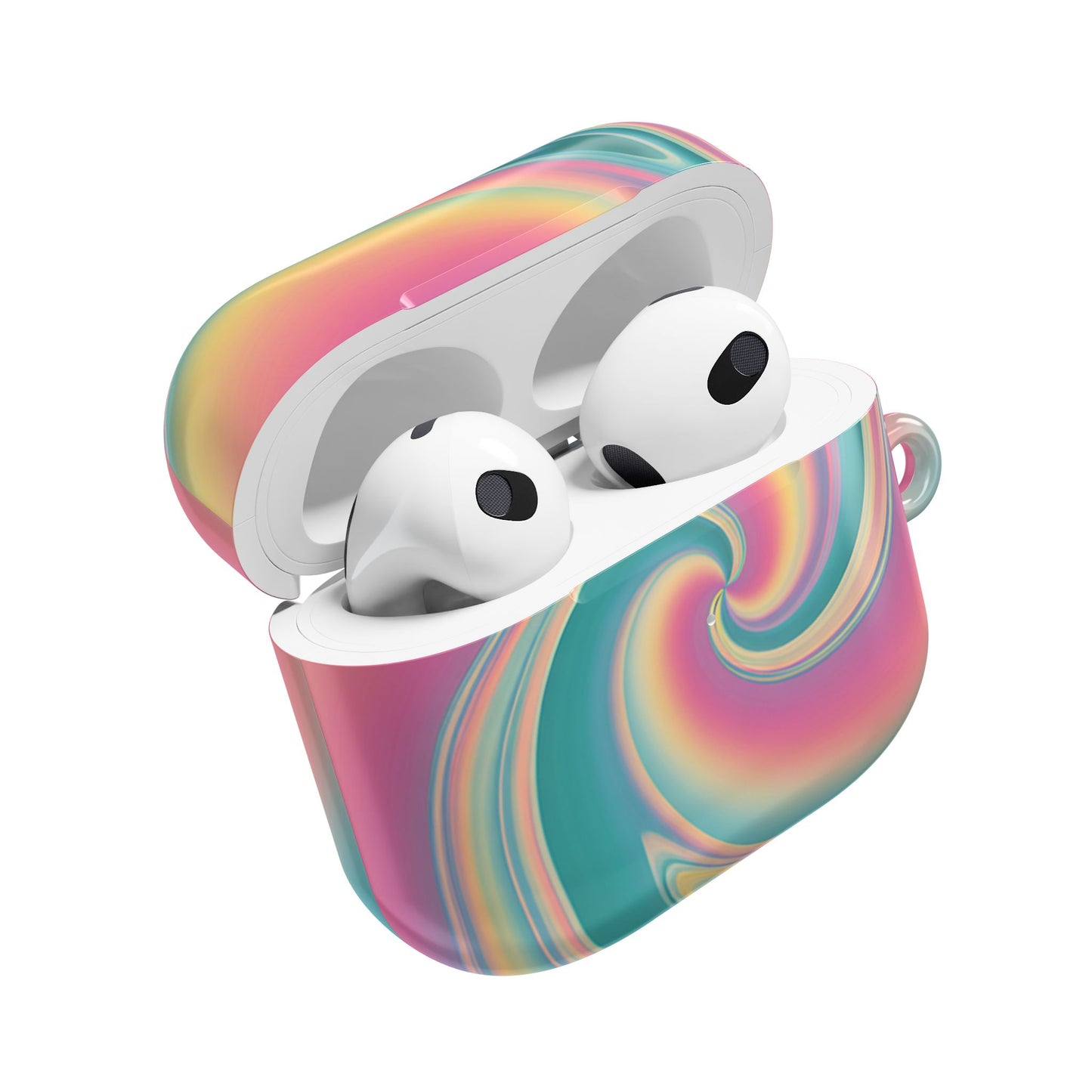 Cotton Candy Rainbow Swirl AirPod Case