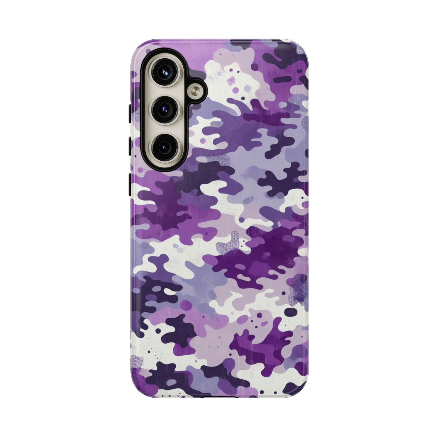 Purple Camouflage Samsung Phone Case