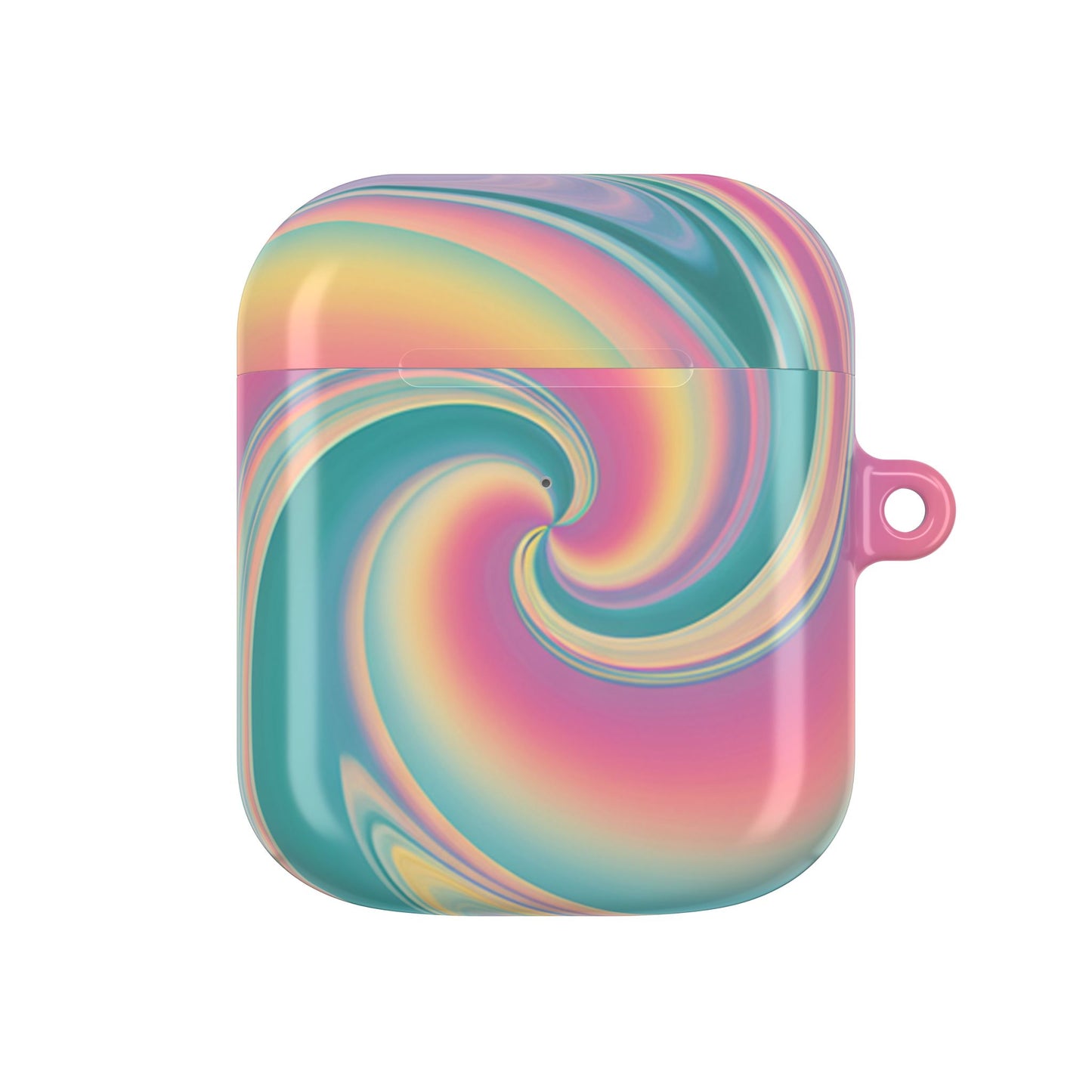 Cotton Candy Rainbow Swirl AirPod Case