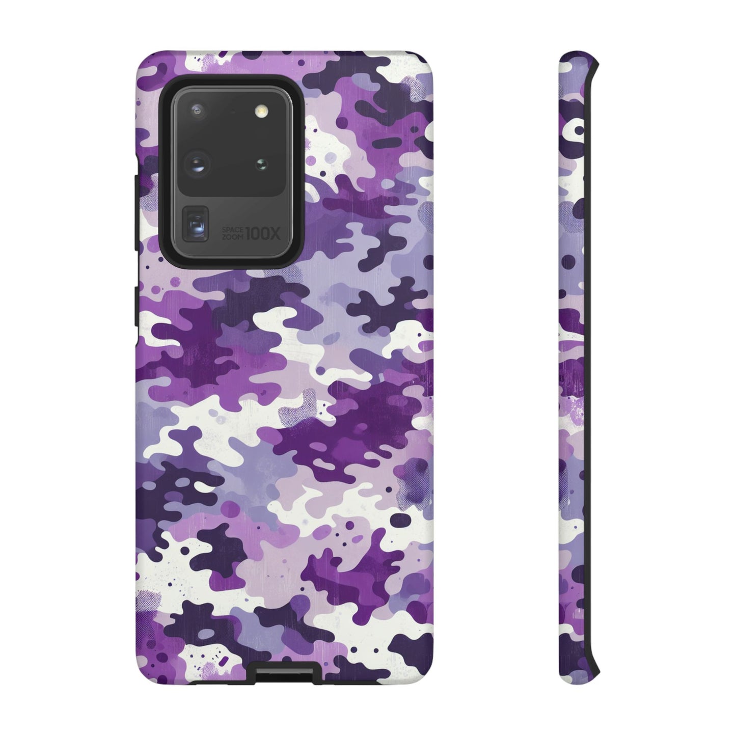 Purple Camouflage Samsung Phone Case