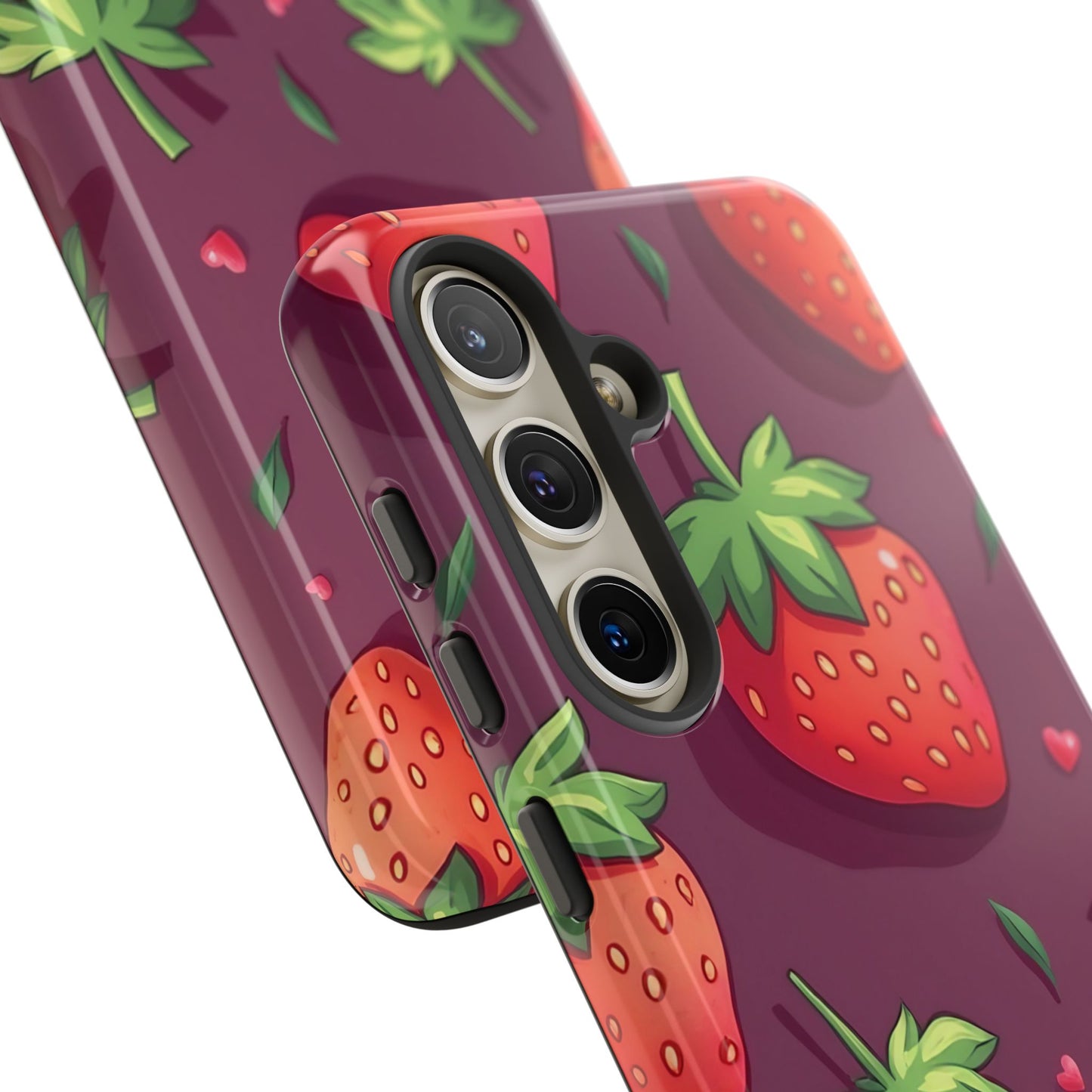 Strawberry Design Samsung Tough Phone Case
