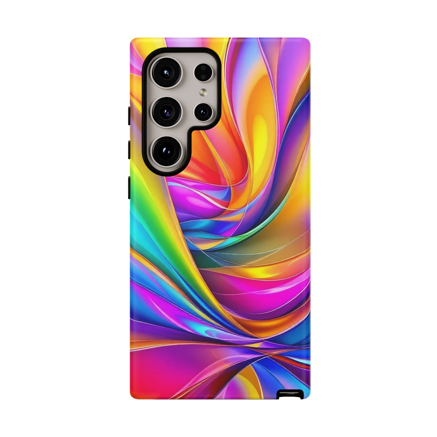 Deconstructed Rainbow Wave Samsung Tough Case
