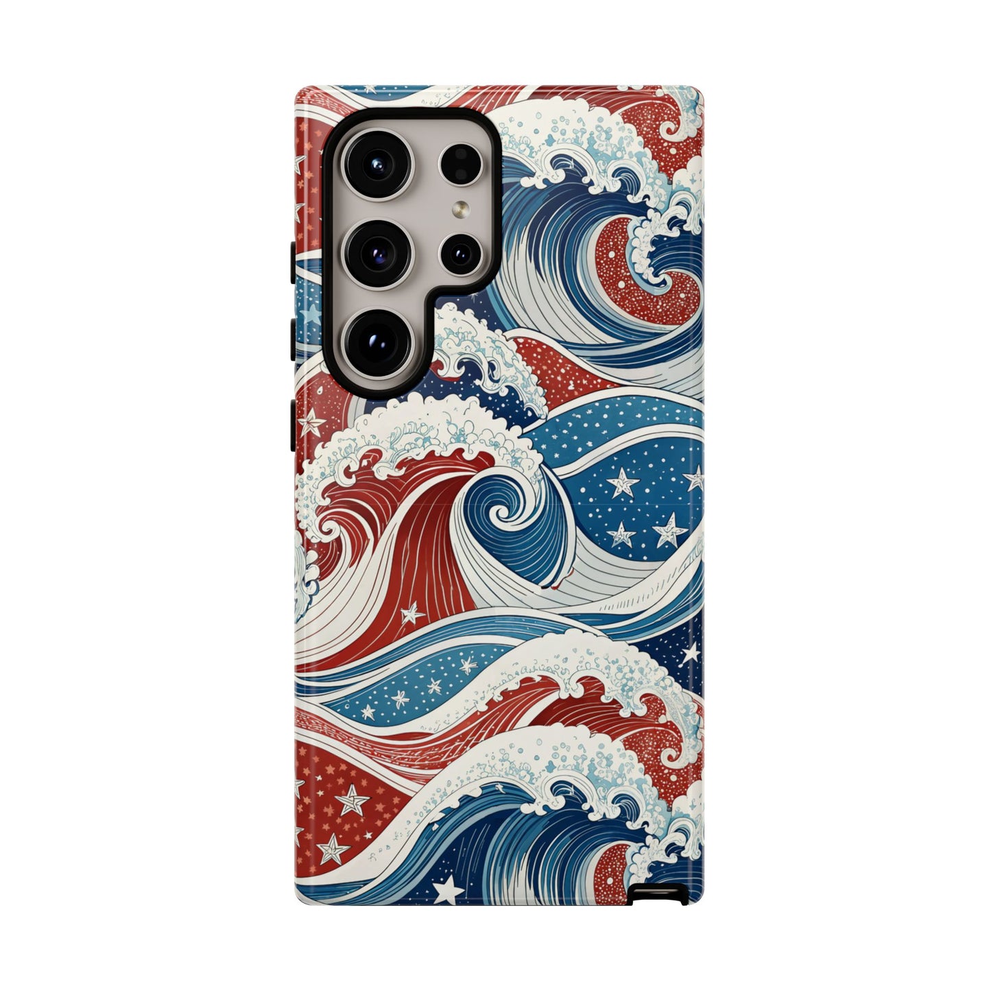 Patriotic Waves Samsung Tough Case Phone Case