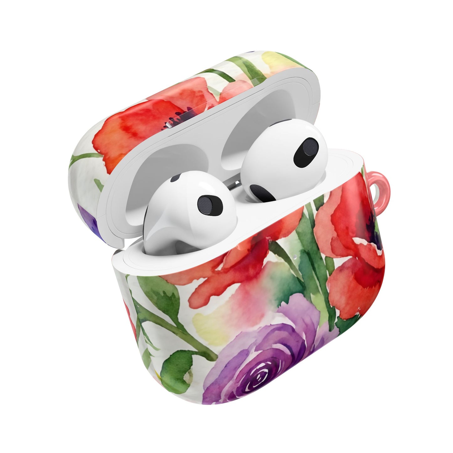 Watercolor Bouquet AirPod Case — Floral Protective Earbud Cover