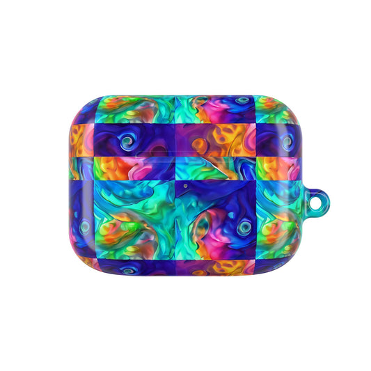 Abalone Swirl AirPod Case — Glowing Shell Protective Cover