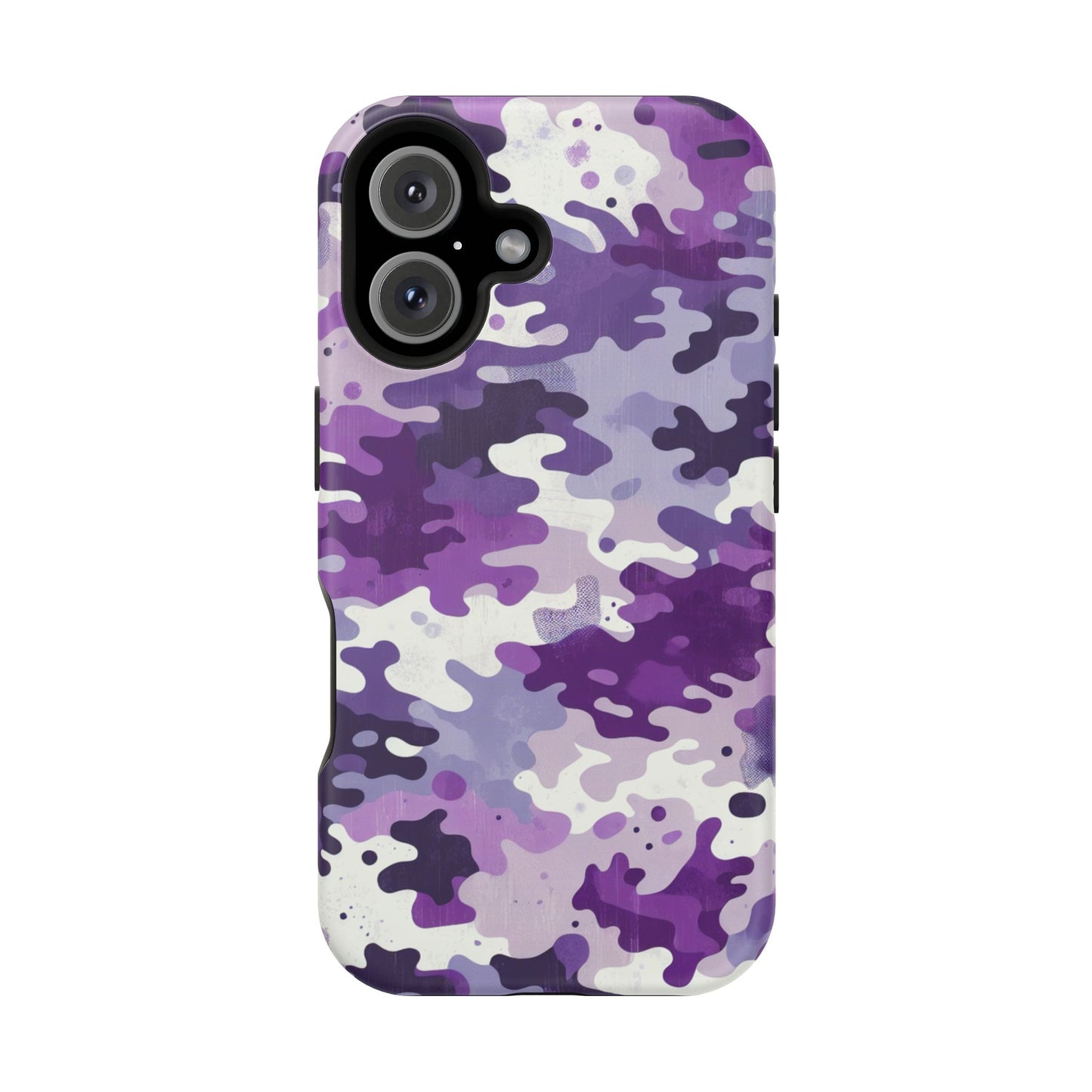 Purple Camouflage Design iPhone Tough Case -