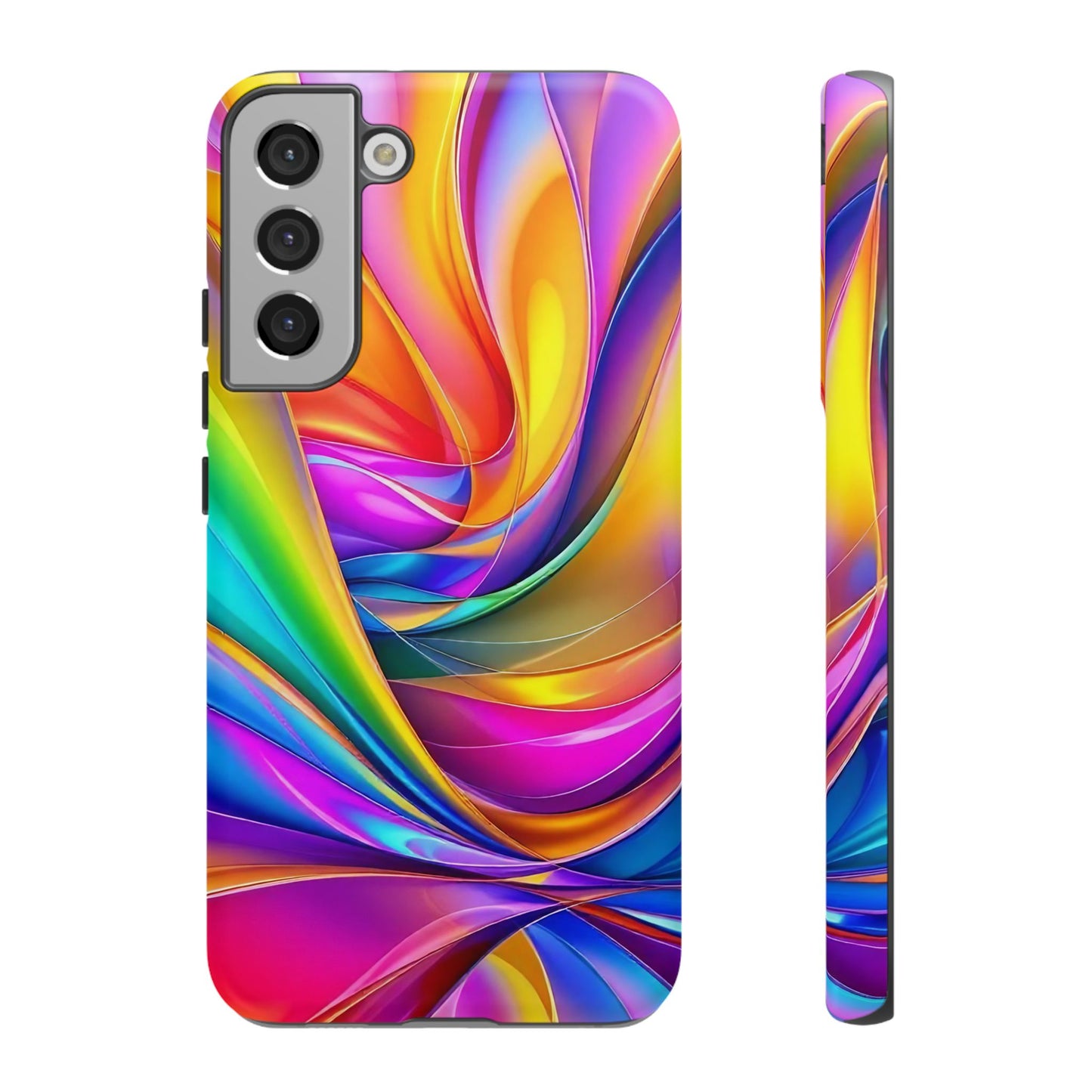 Deconstructed Rainbow Wave Samsung Tough Case