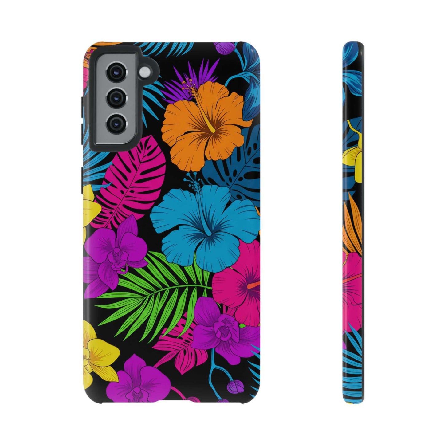 Modern Tropical Floral Design Samsung Phone Case