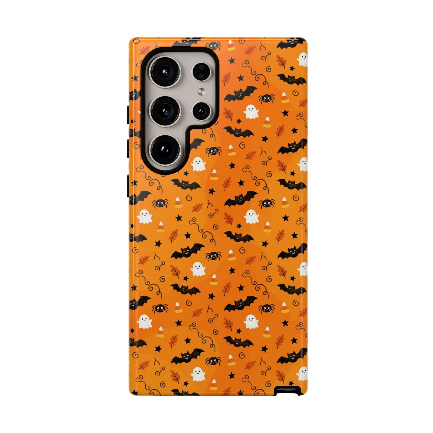 Boo-tiful Halloween Bat & Ghost Tough Phone Case