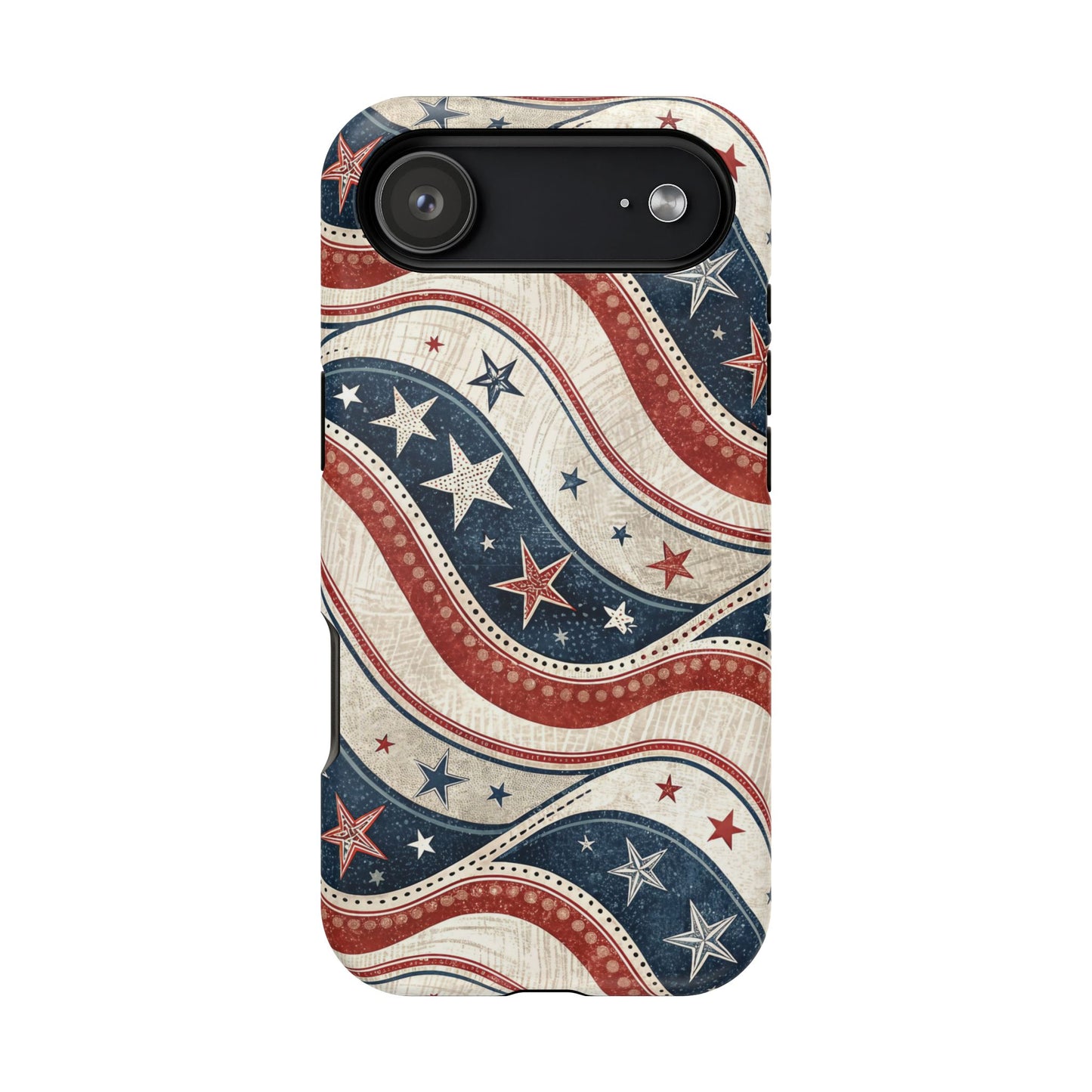 Vintage Patriotic Inspired Ribbon iPhone Case
