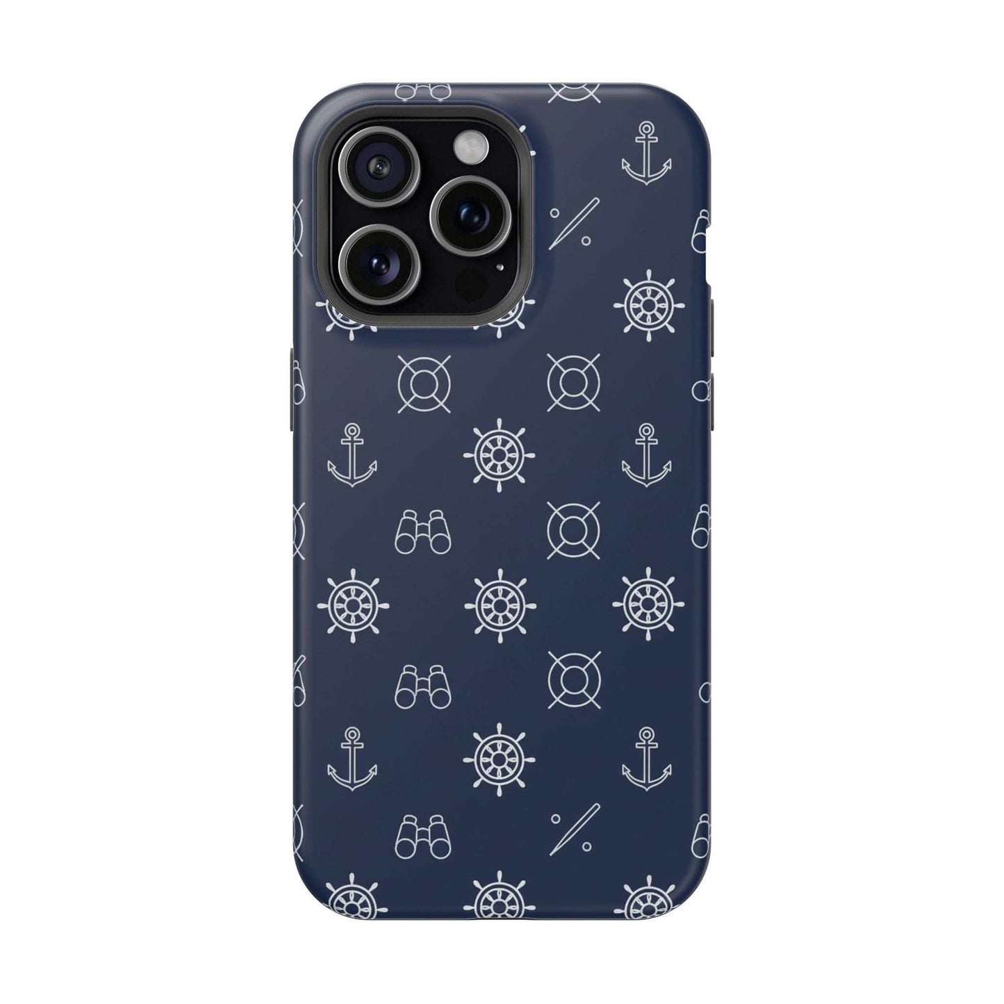 Minimalist Nautical iPhone Case — Magnetic Impact-Resistant Phone Case