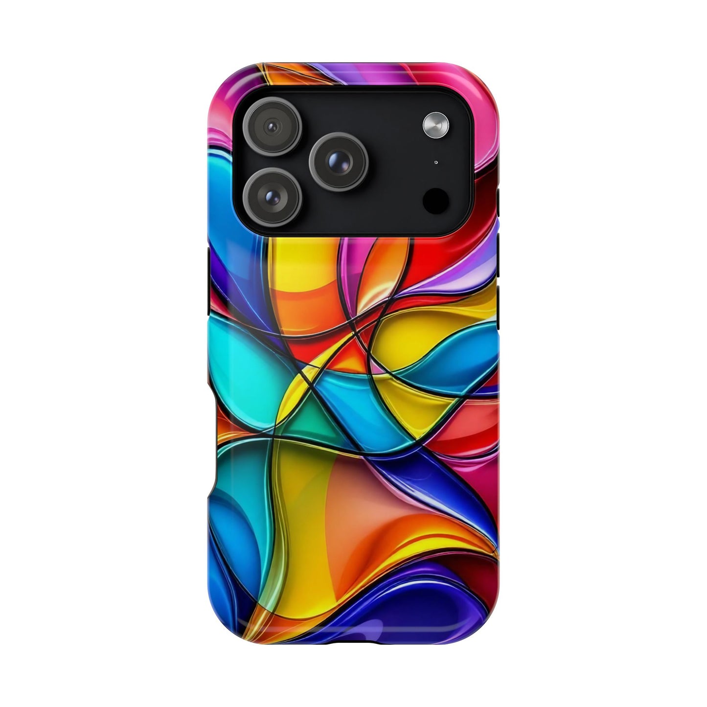 Rainbow Pride Art Design iPhone Tough Case