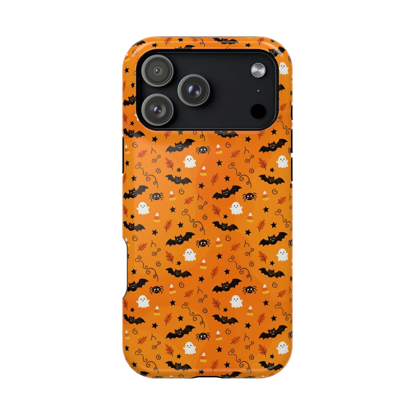 Boo-tiful Halloween Bat & Ghost iPhone Case